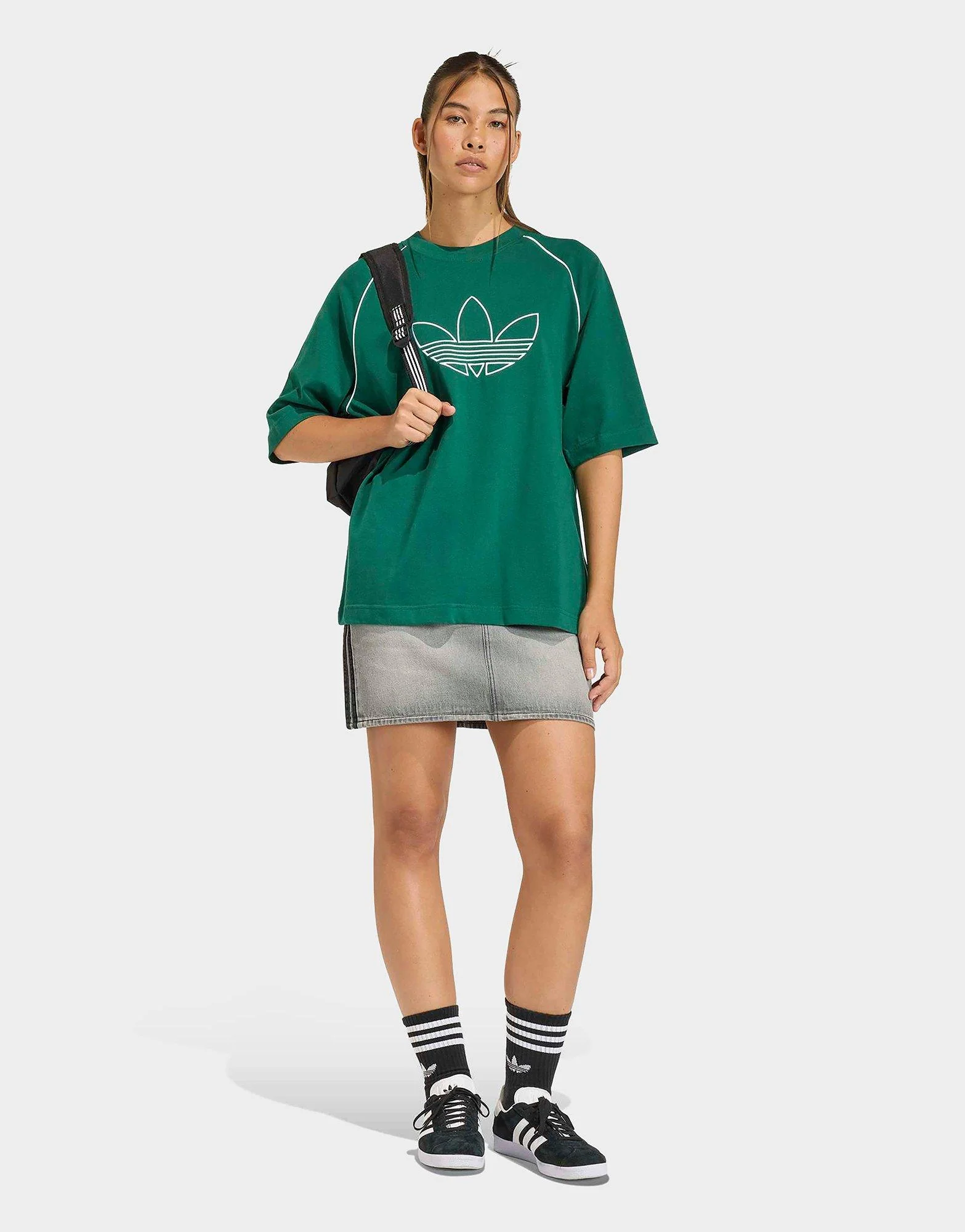 3 Stripes Denim Skirt - Image 2