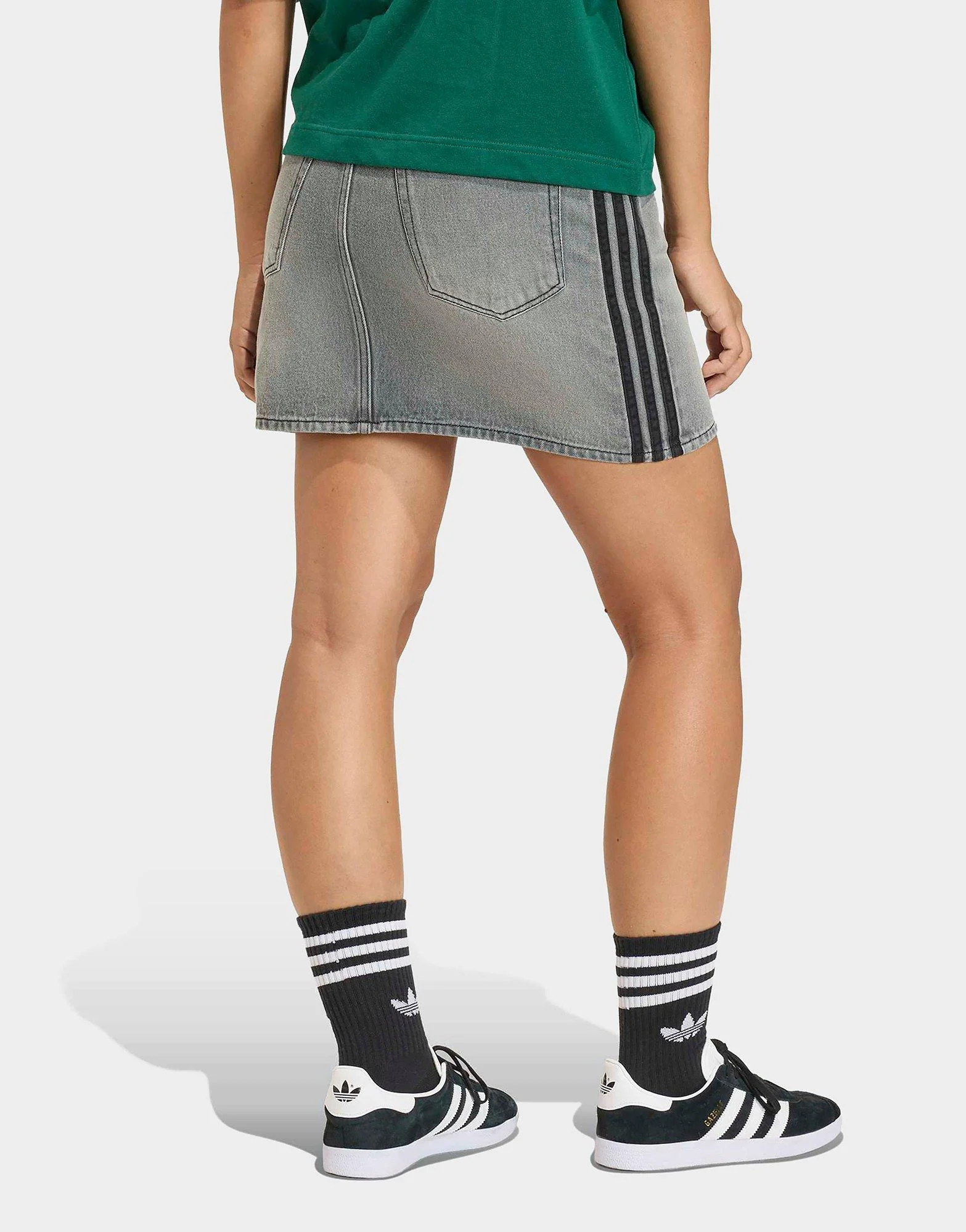 3 Stripes Denim Skirt - Image 3