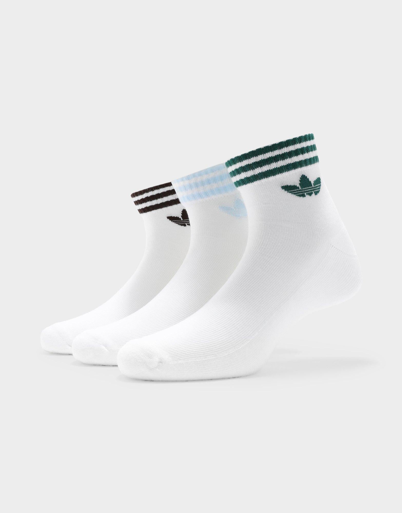 3-Stripes Ankle Socks 3 Pairs