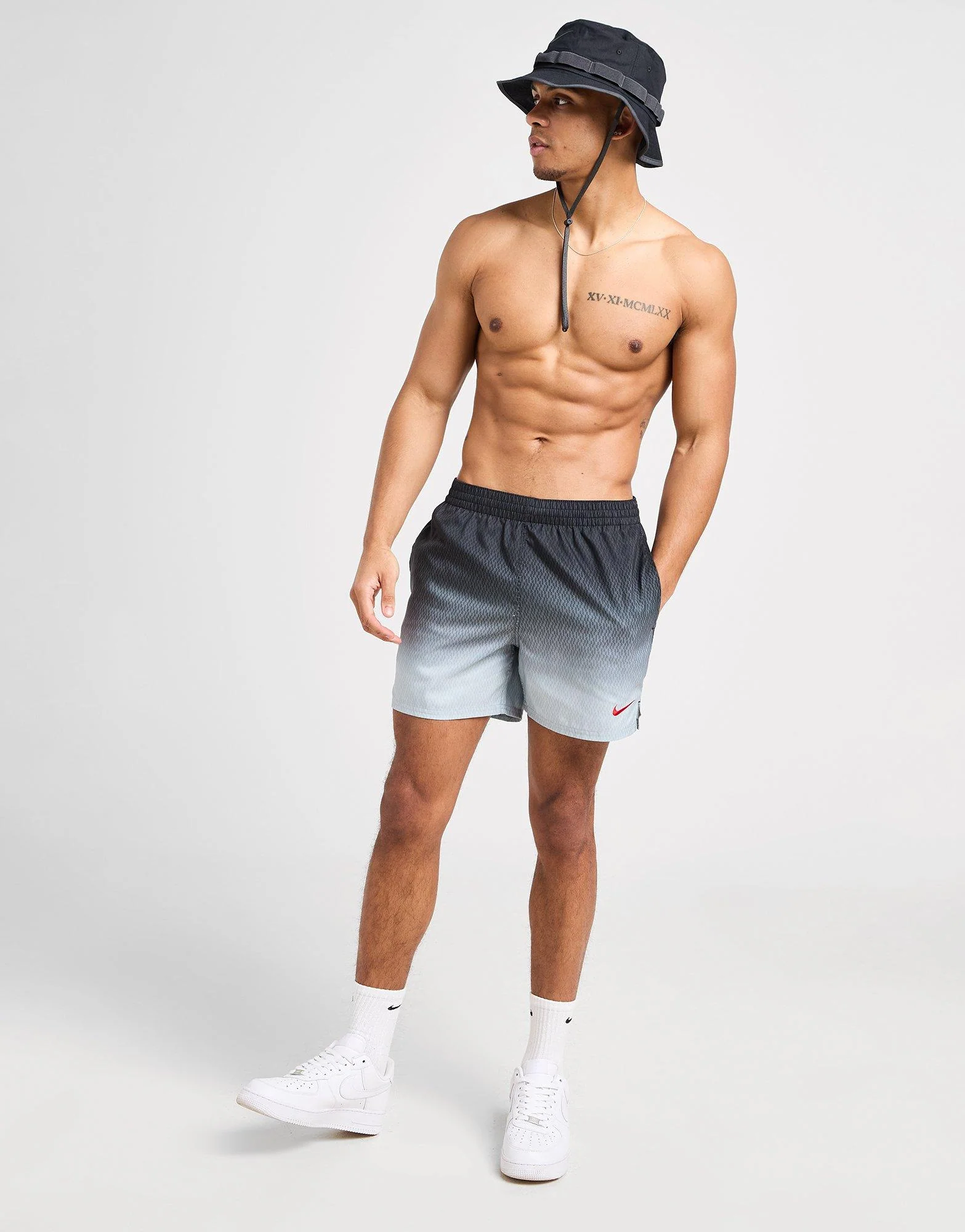 All Over Print Fade Swim Shorts - Image 4
