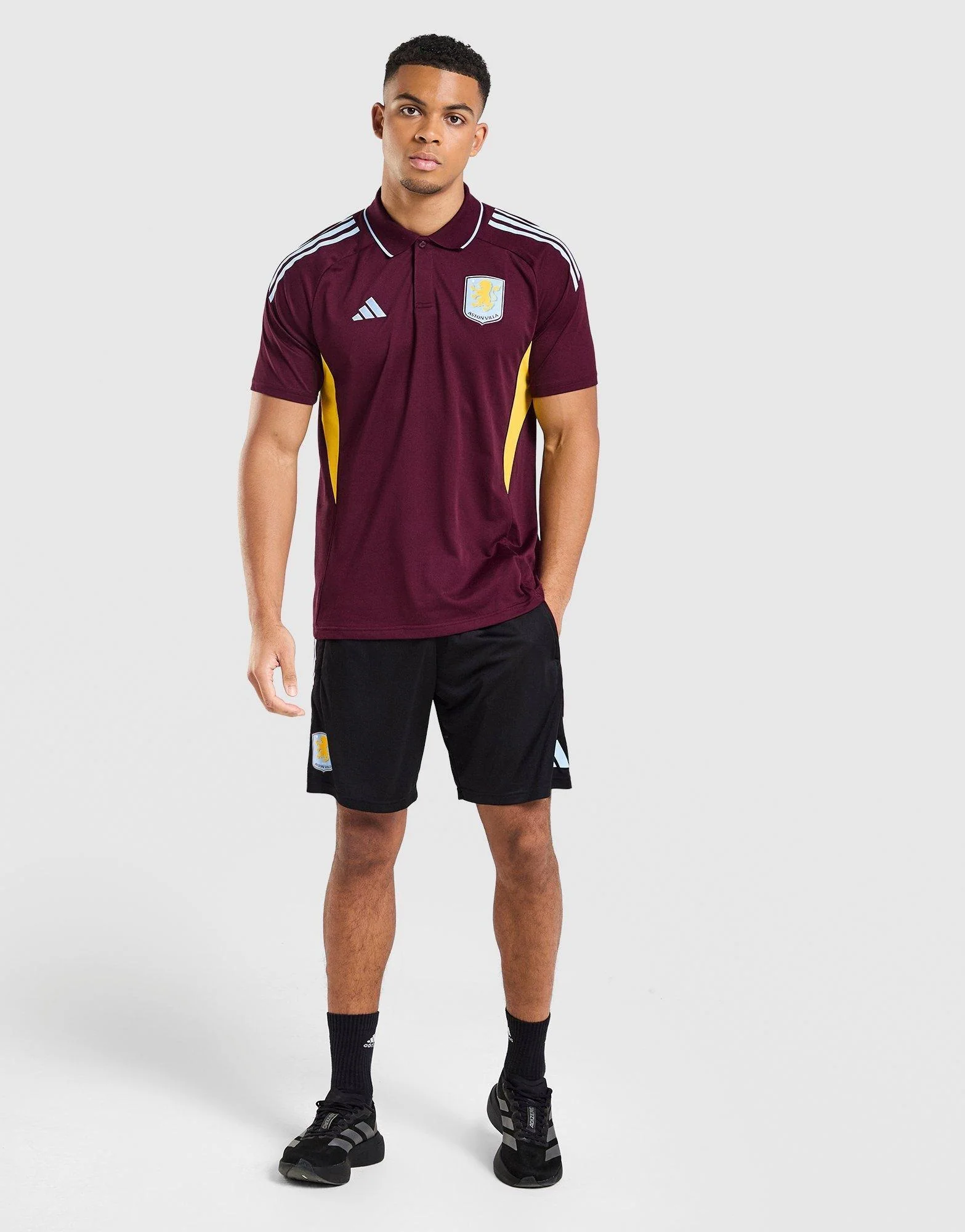 Aston Villa Tiro 25 Polo Shirt - Image 2