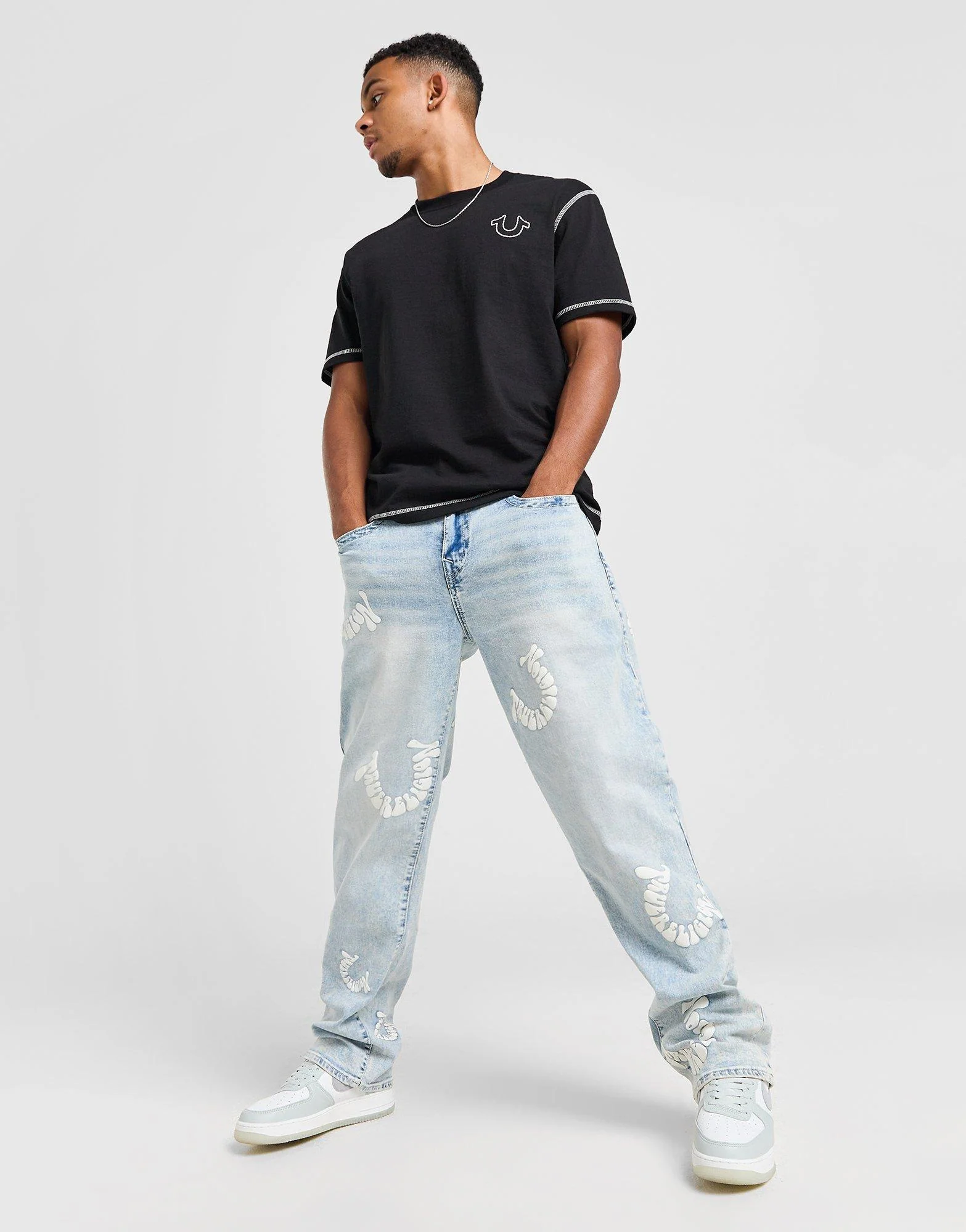 Bobby Puff Print Jeans