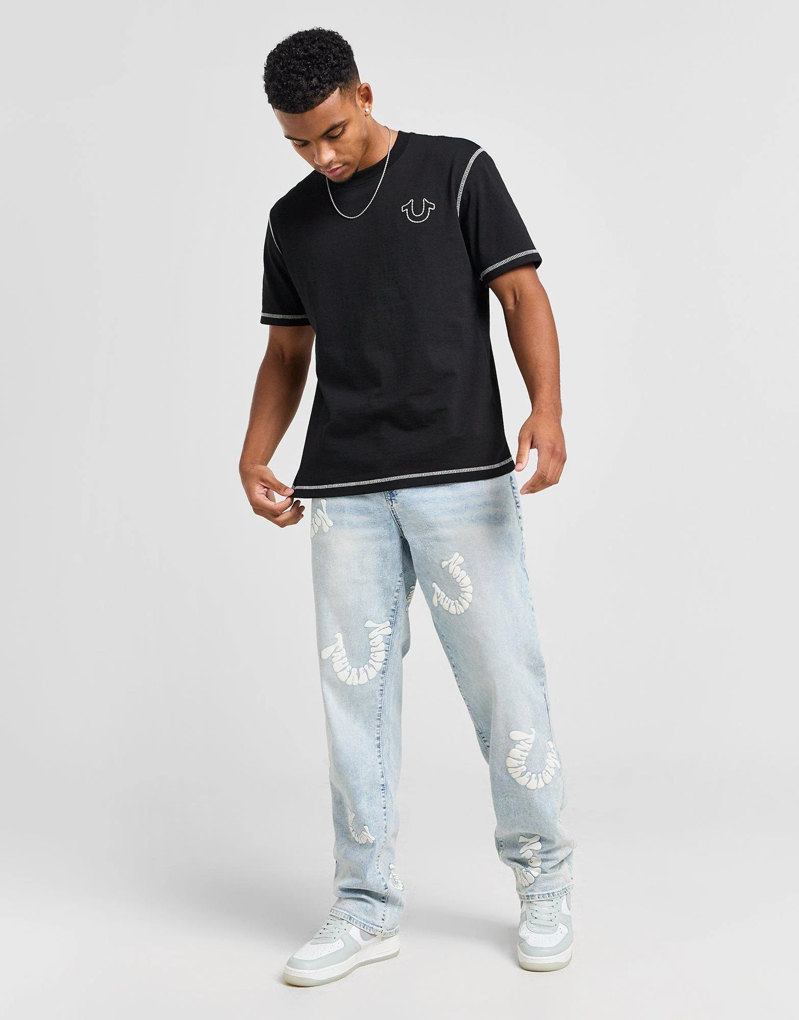 Bobby Puff Print Jeans - Image 5