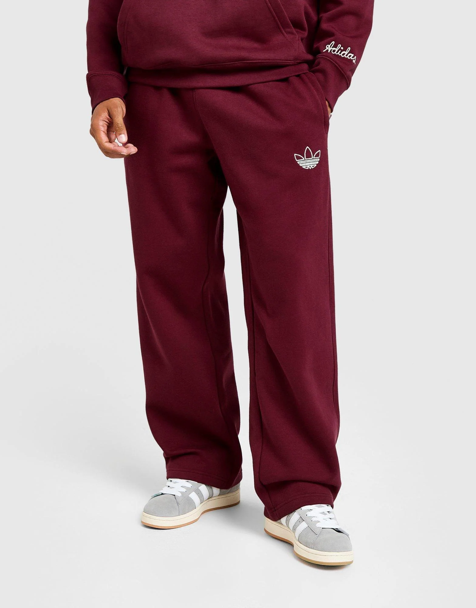 Chain Stitch Open Hem Joggers - Image 2