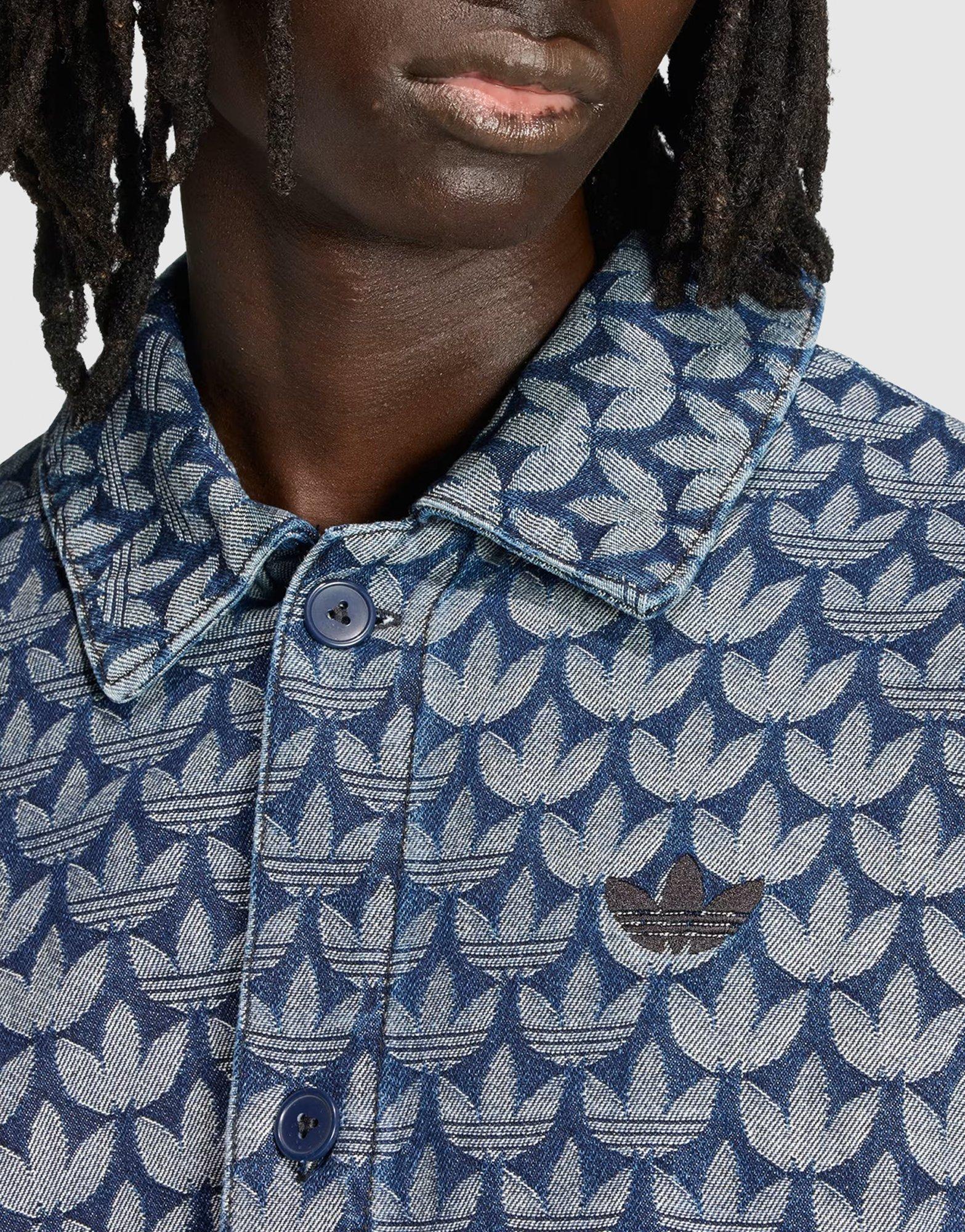 Denim Monogram Shirt - Image 4