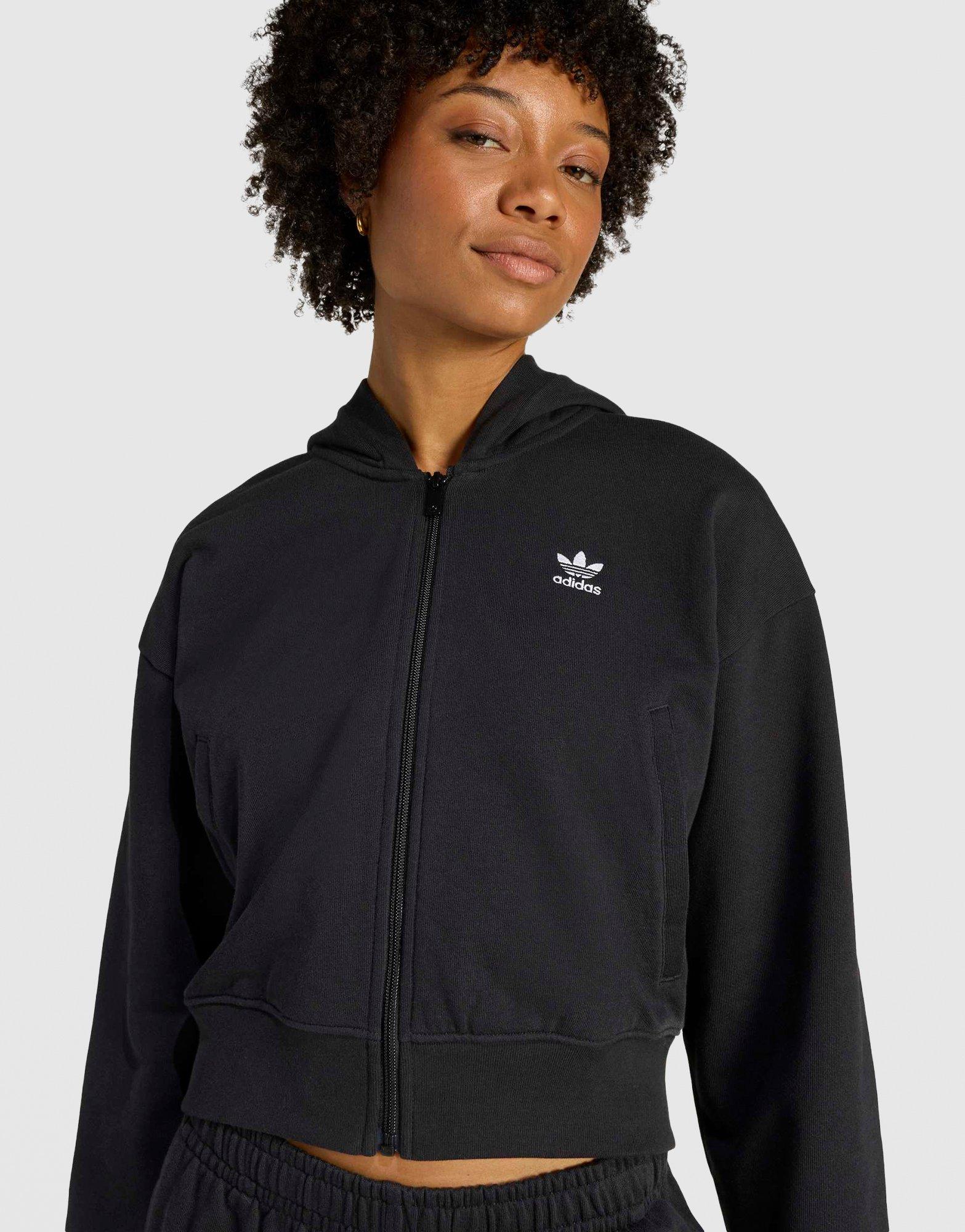Essentials French Terry Cropped Zip Hoodie - Image 4