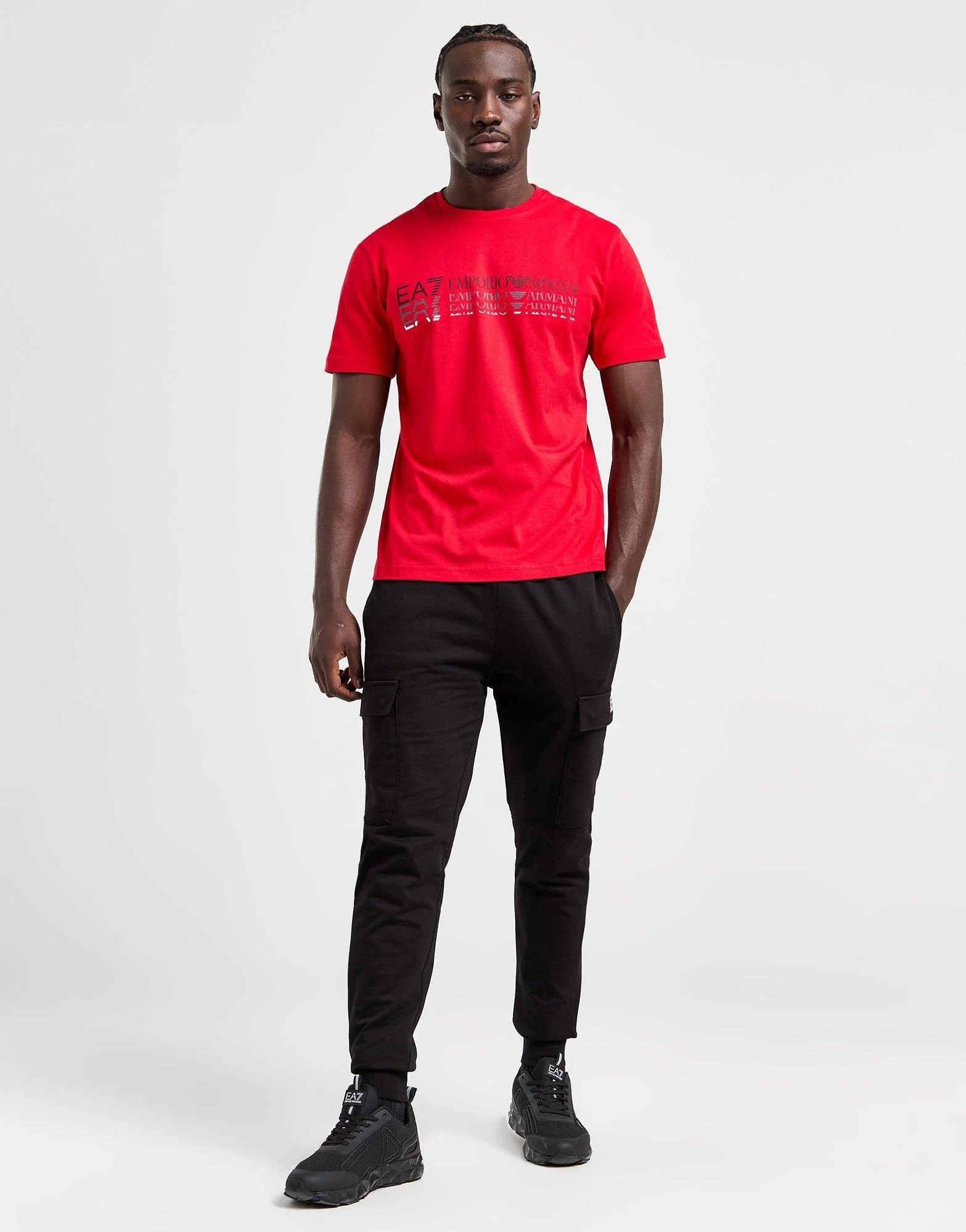Fade Repeat Logo T-Shirt - Image 5