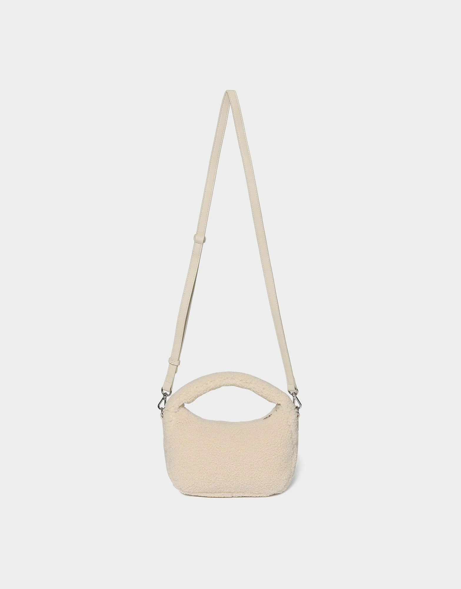 Fleece Round Mini Tote Bag - Image 2