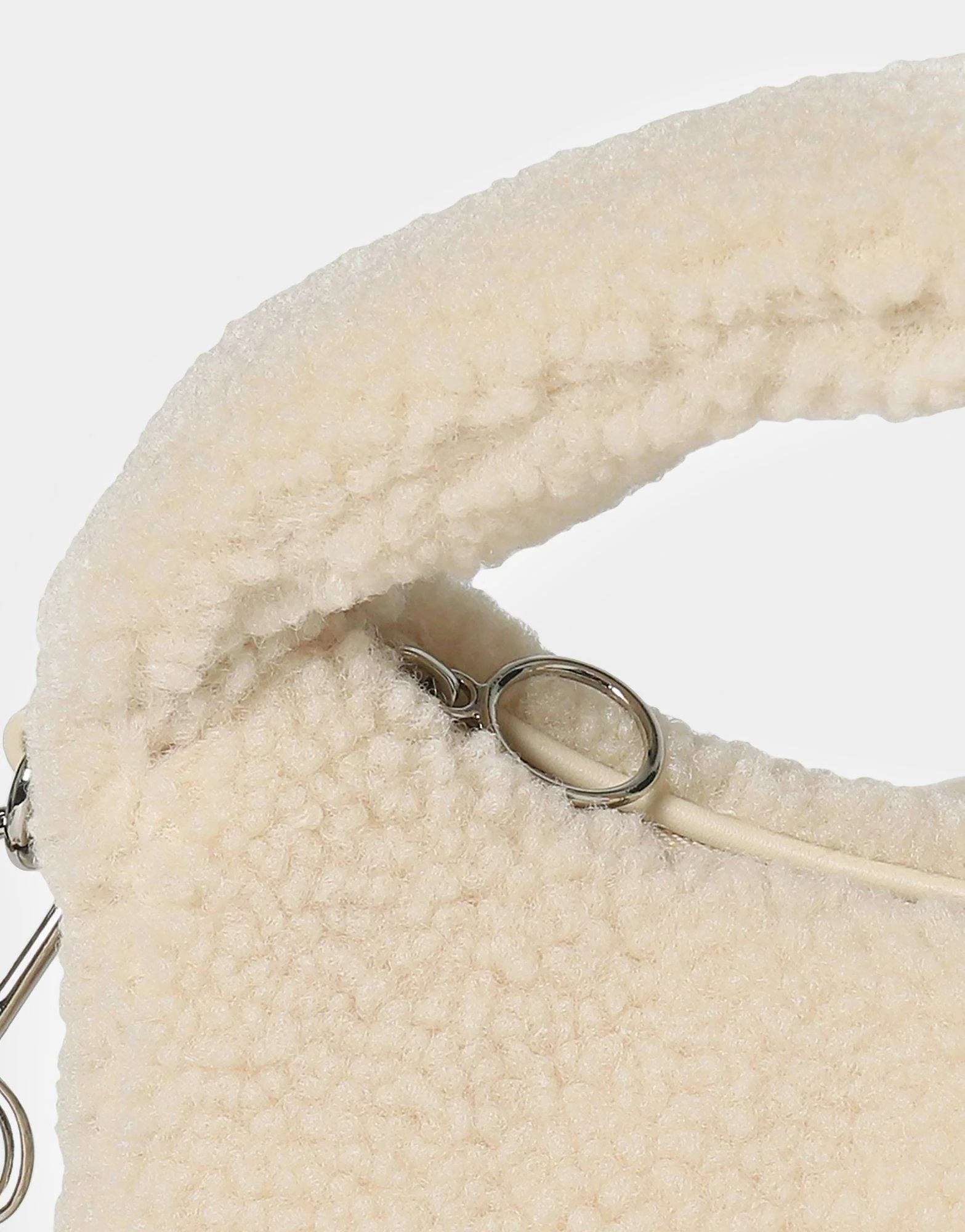 Fleece Round Mini Tote Bag - Image 3