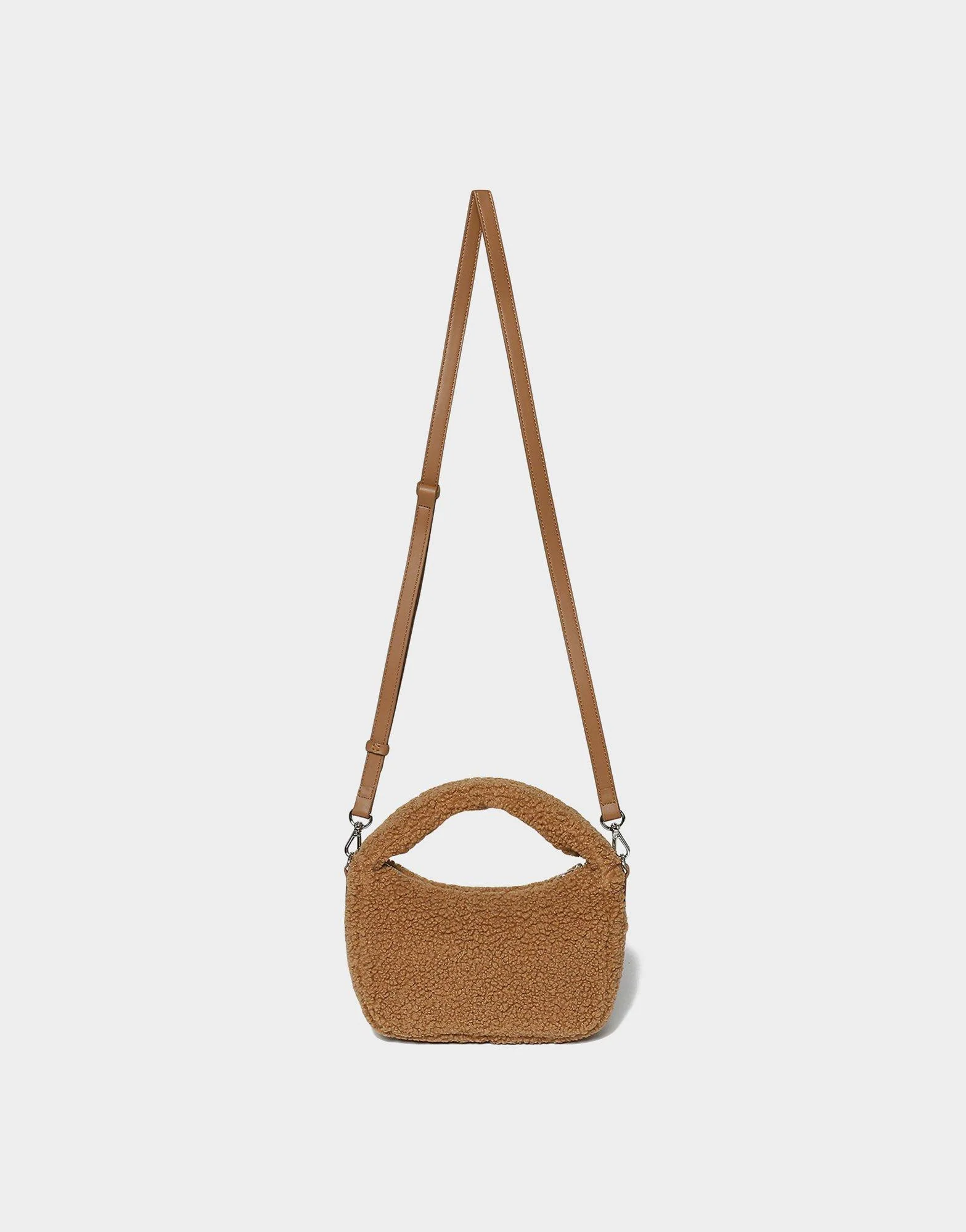 Fleece Round Mini Tote Bag - Image 2
