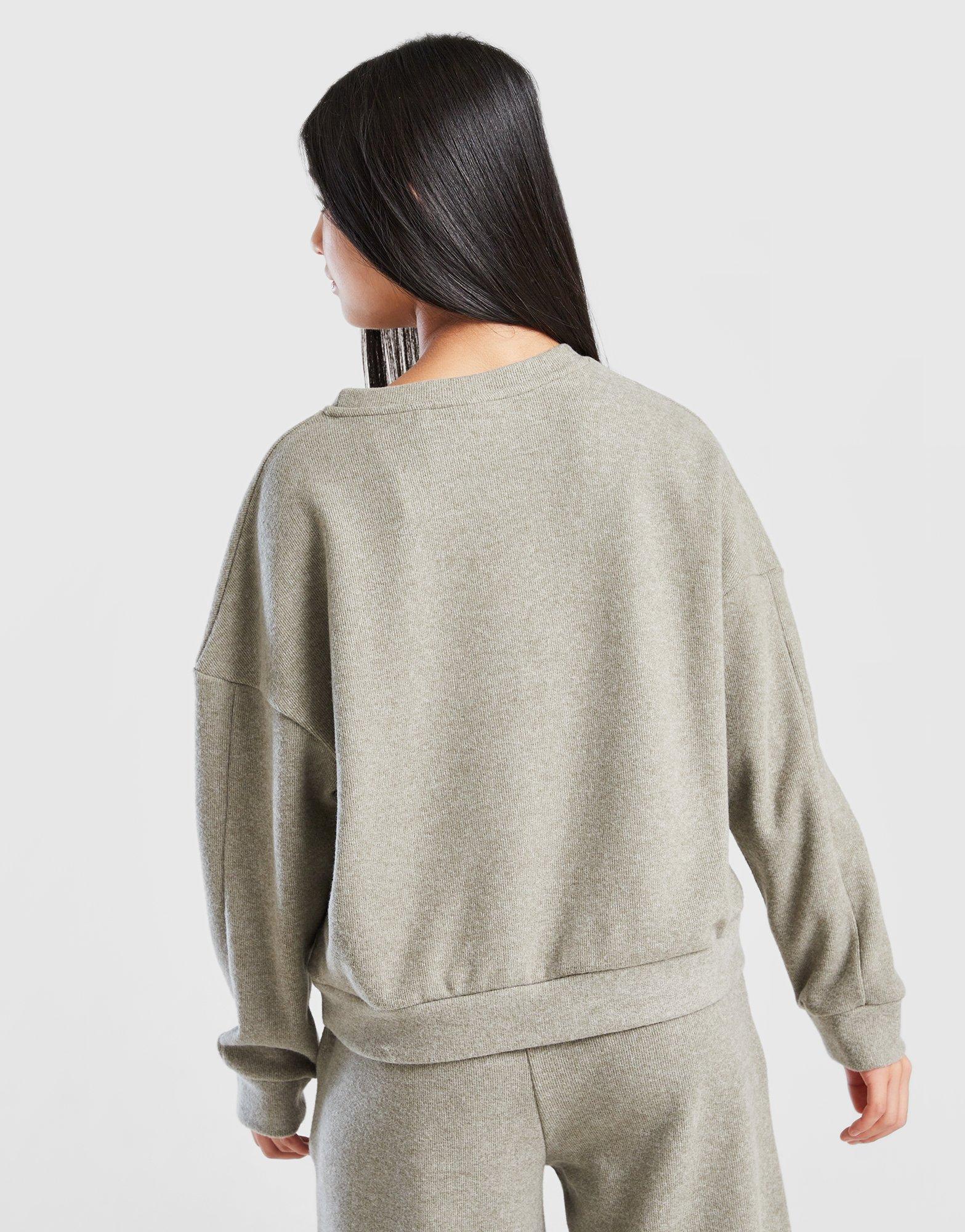 Girls' Ava Knit Crew Sweatshirt Junior - Image 5