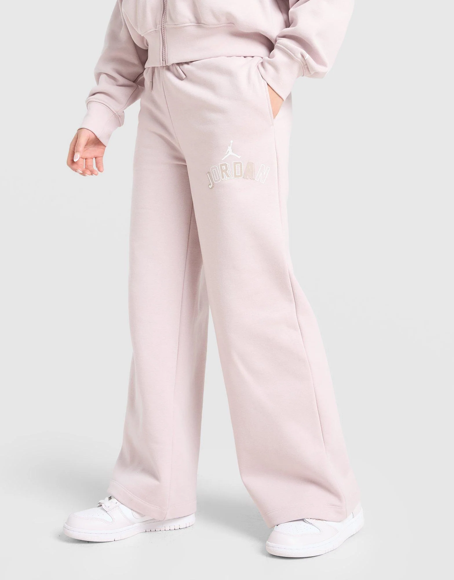 Girls' Logo Wide Leg Joggers Junior - Image 2