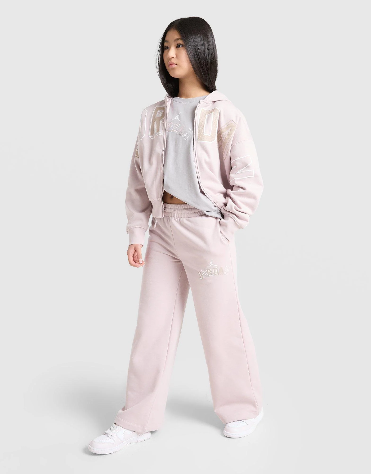 Girls' Logo Wide Leg Joggers Junior - Image 3