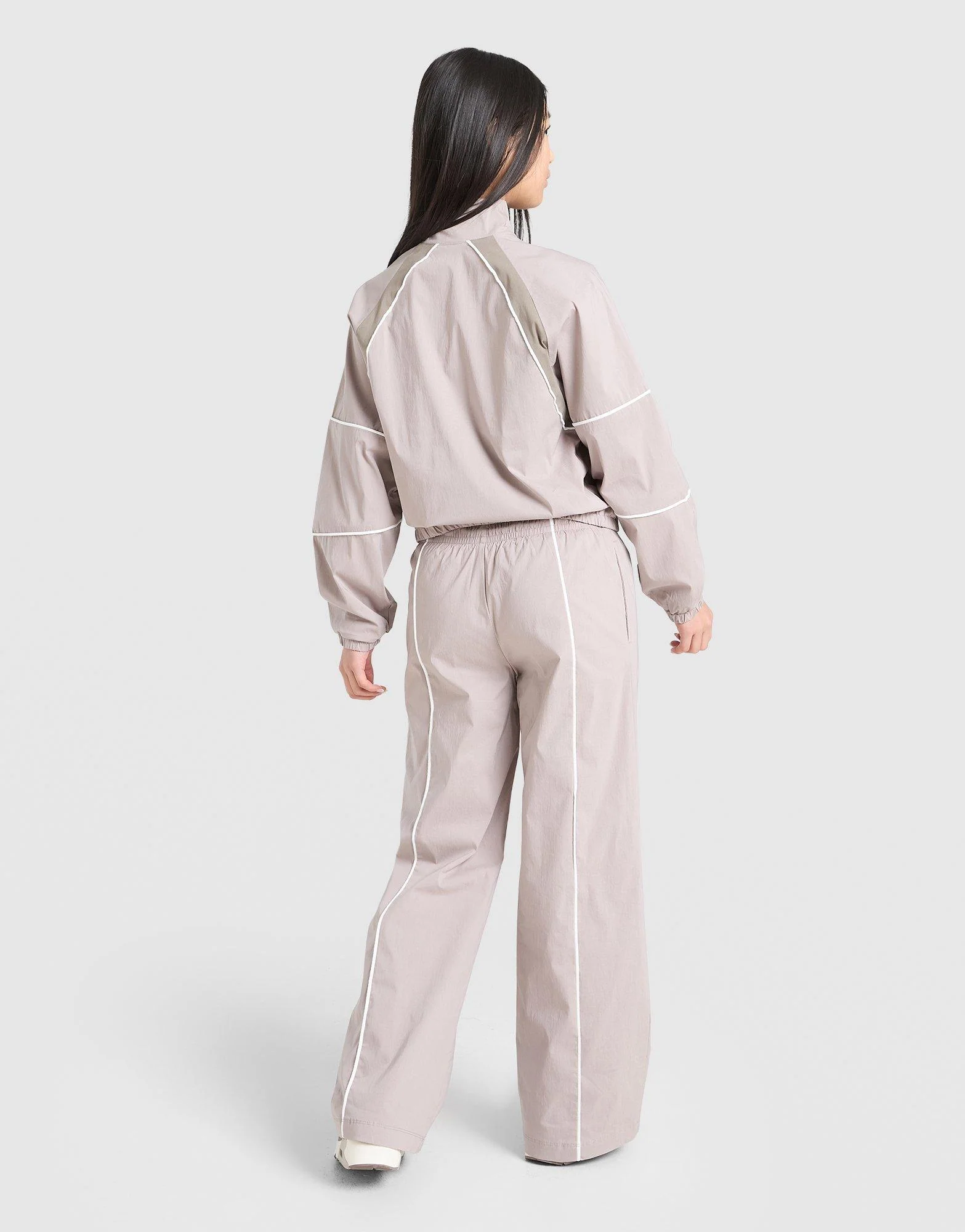 Girls' Woven Wide Leg Tracksuit Junior - Image 5