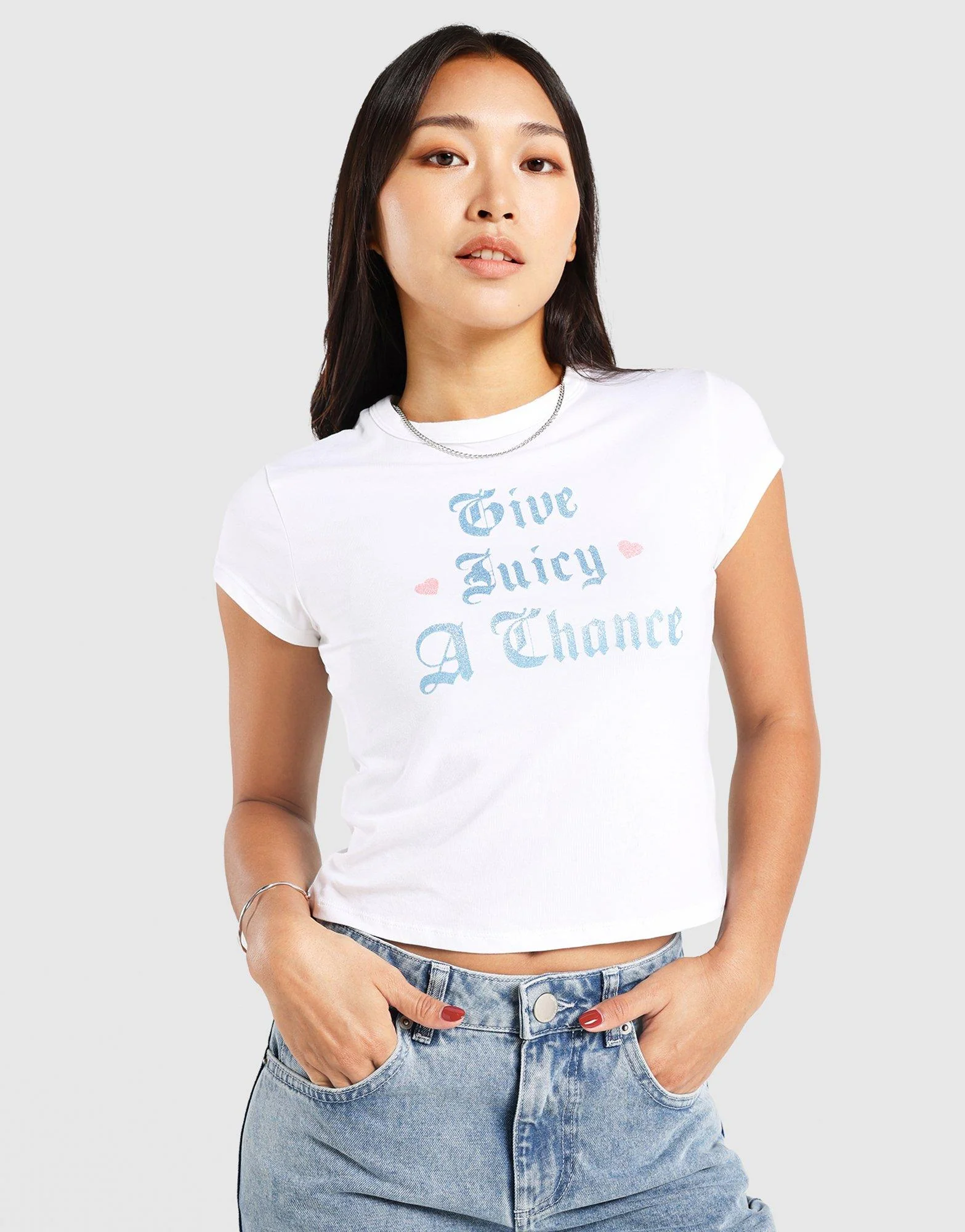 Give Juicy a Chance Baby T-Shirt - Image 3
