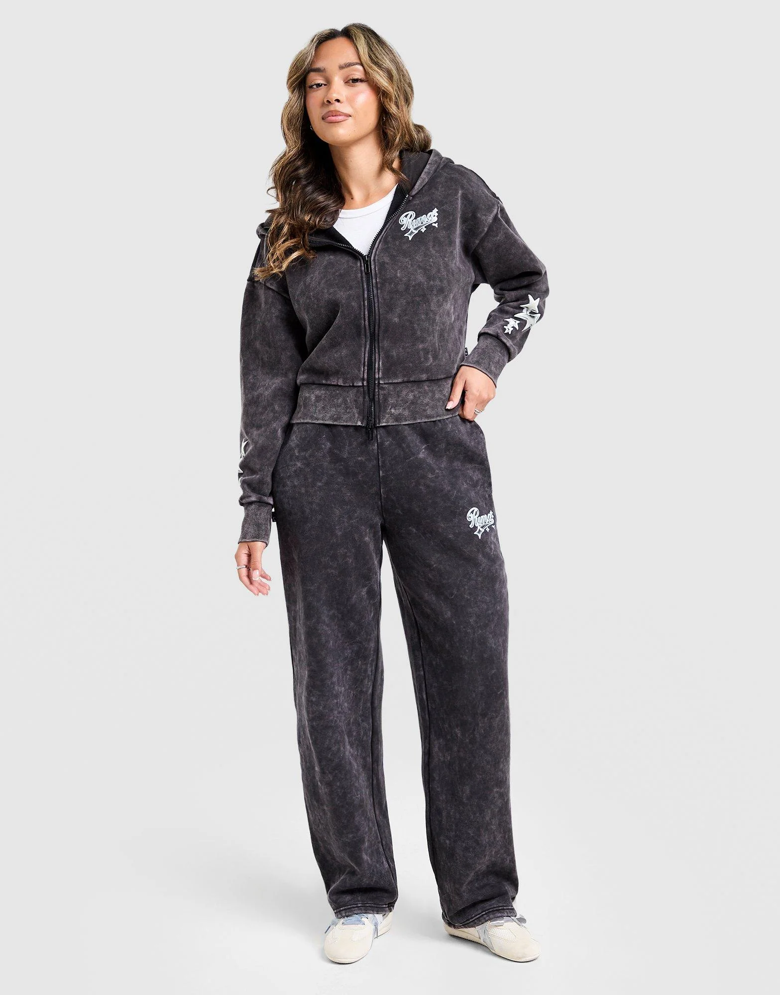 Hoops Crop Full Zip Hoodie - Image 3