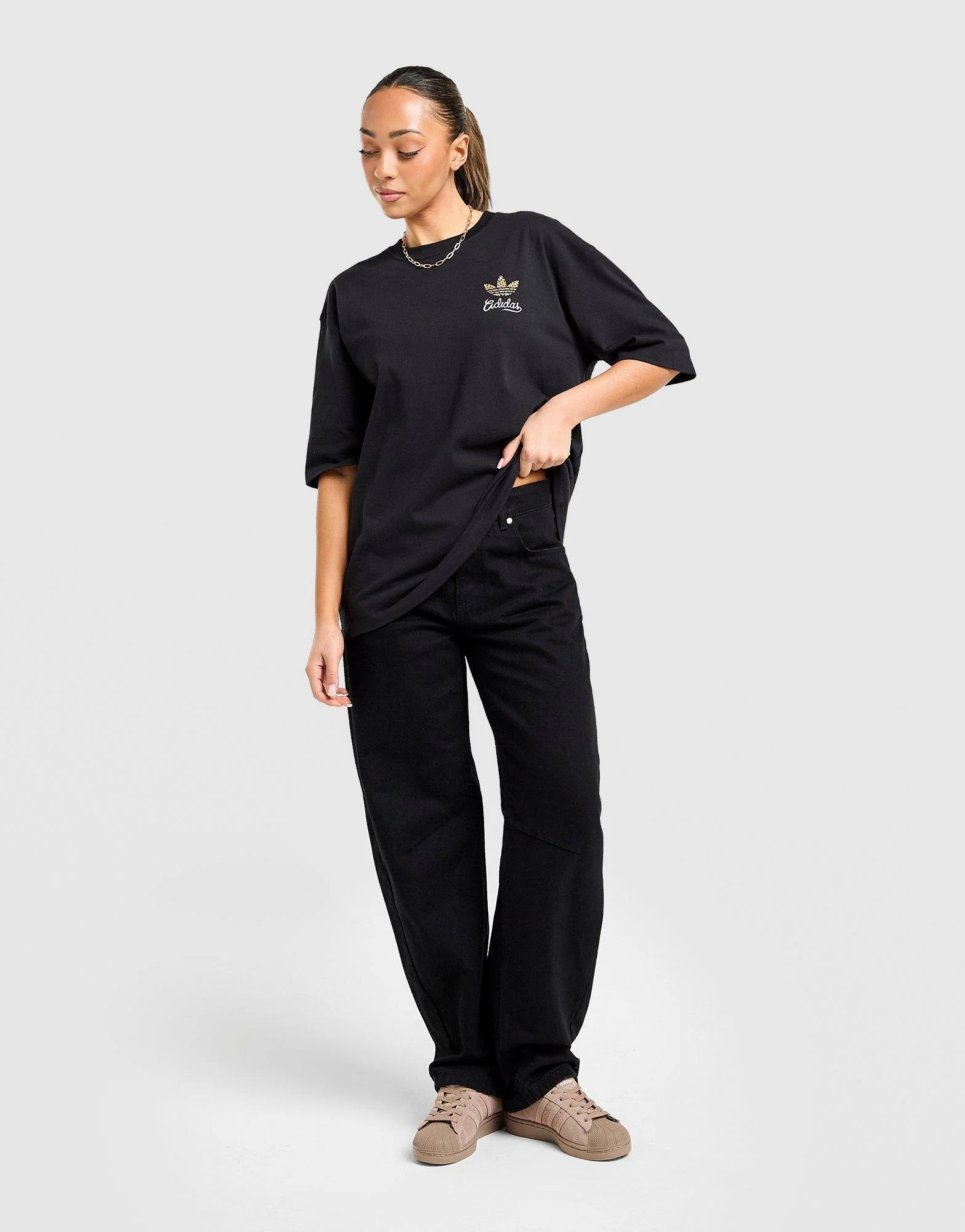 Leopard Print Samba Boyfriend T-Shirt - Image 3