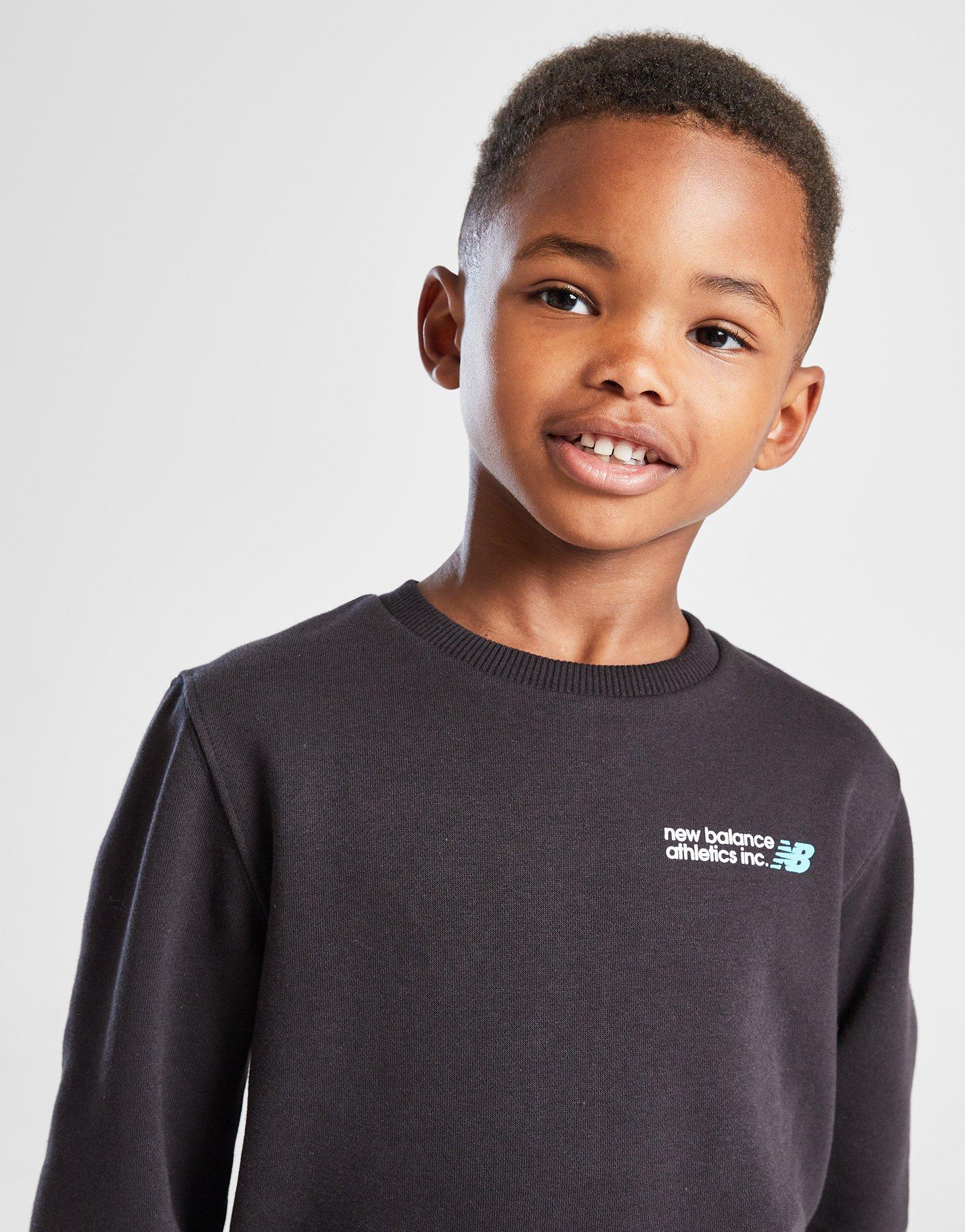 Linear Logo Crew Tracksuit Children - Image 3