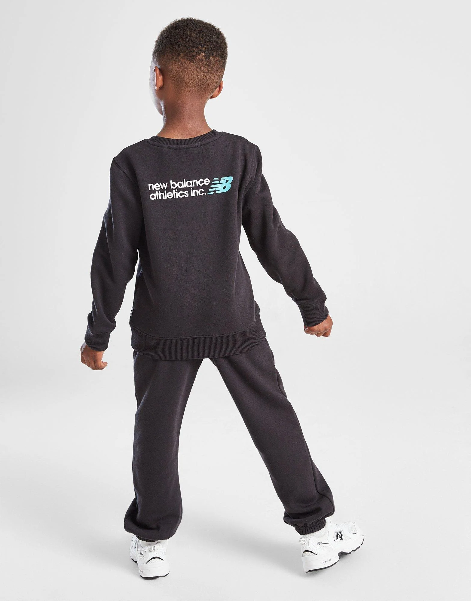 Linear Logo Crew Tracksuit Children - Image 6