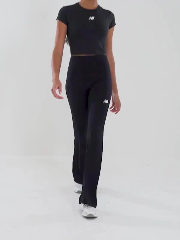 Logo U-Seam Flared Leggings - Image 5