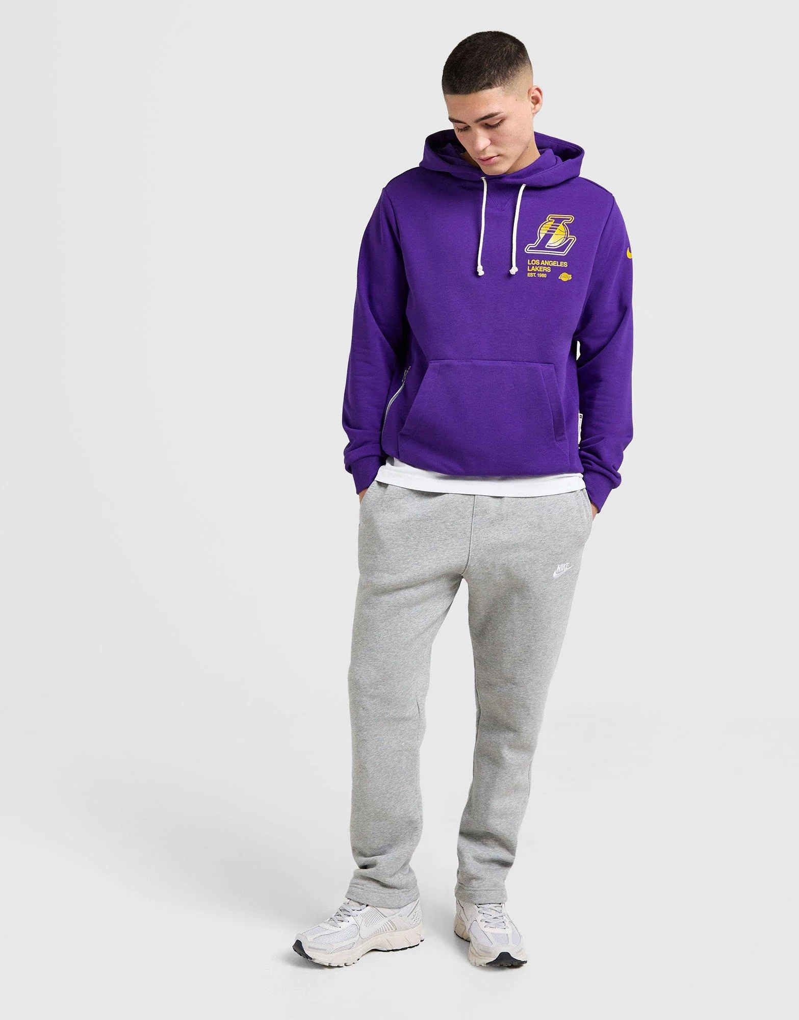 Los Angeles Lakers Standard Issue Courtside Hoodie - Image 8