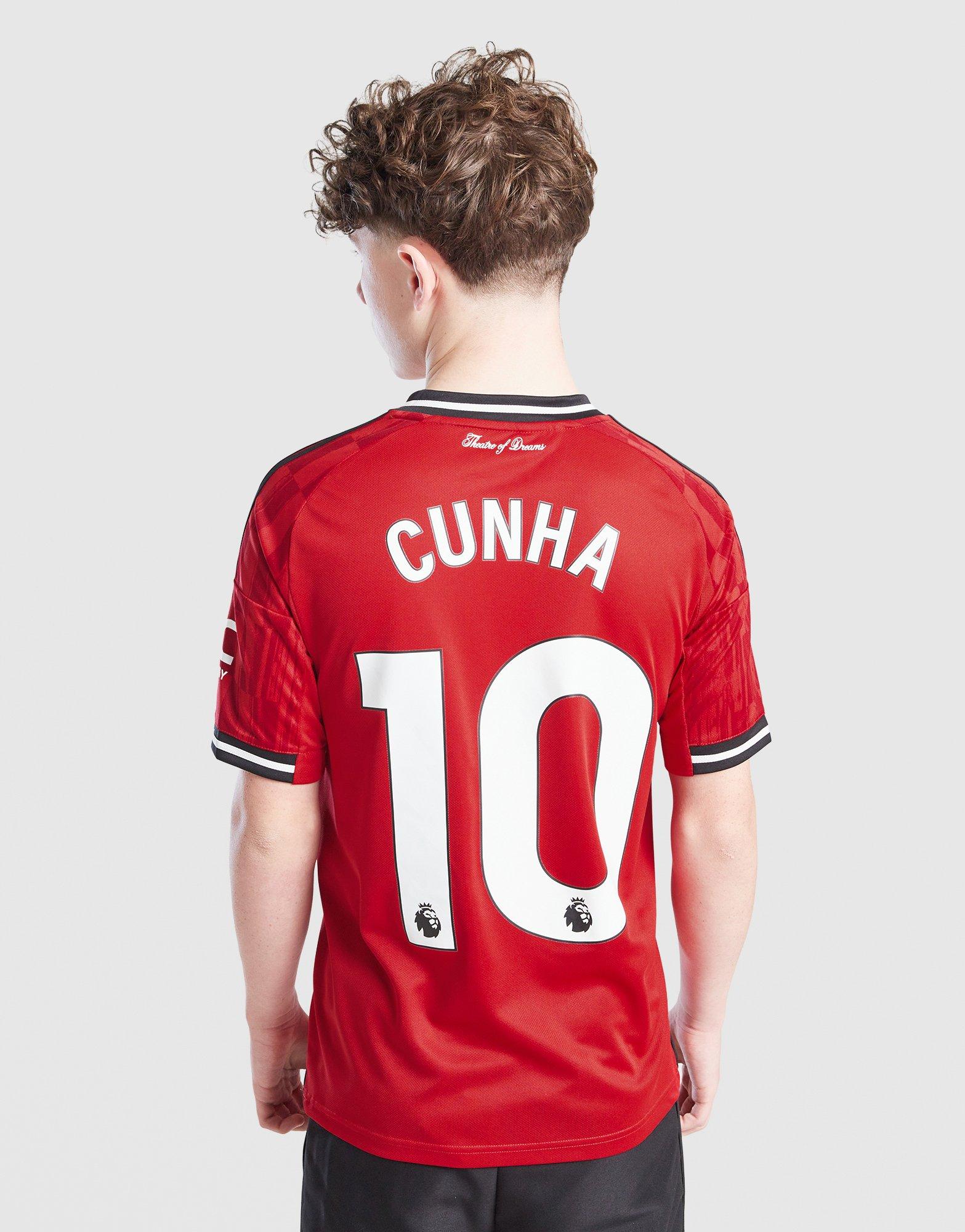 Manchester United 2025/26 Cunha #10 Home Shirt Junior's - Image 6