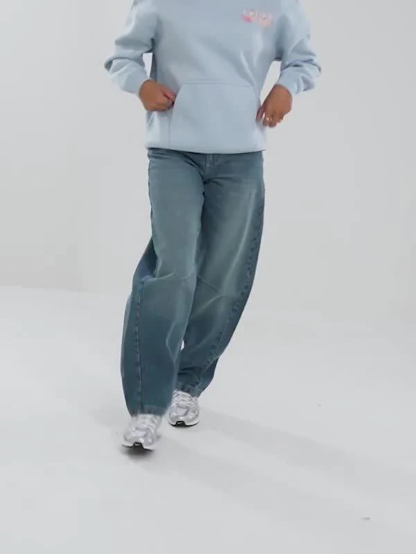 Mid-Rise Barrel Jeans - Image 8