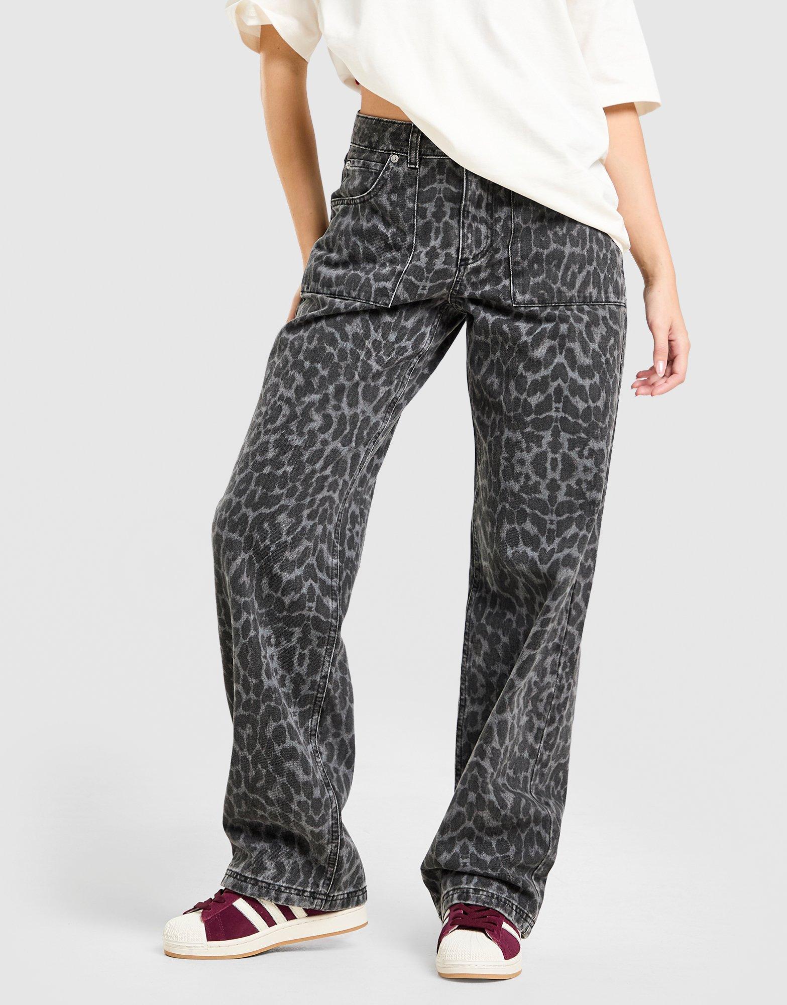 Mid-Rise Loose Jeans