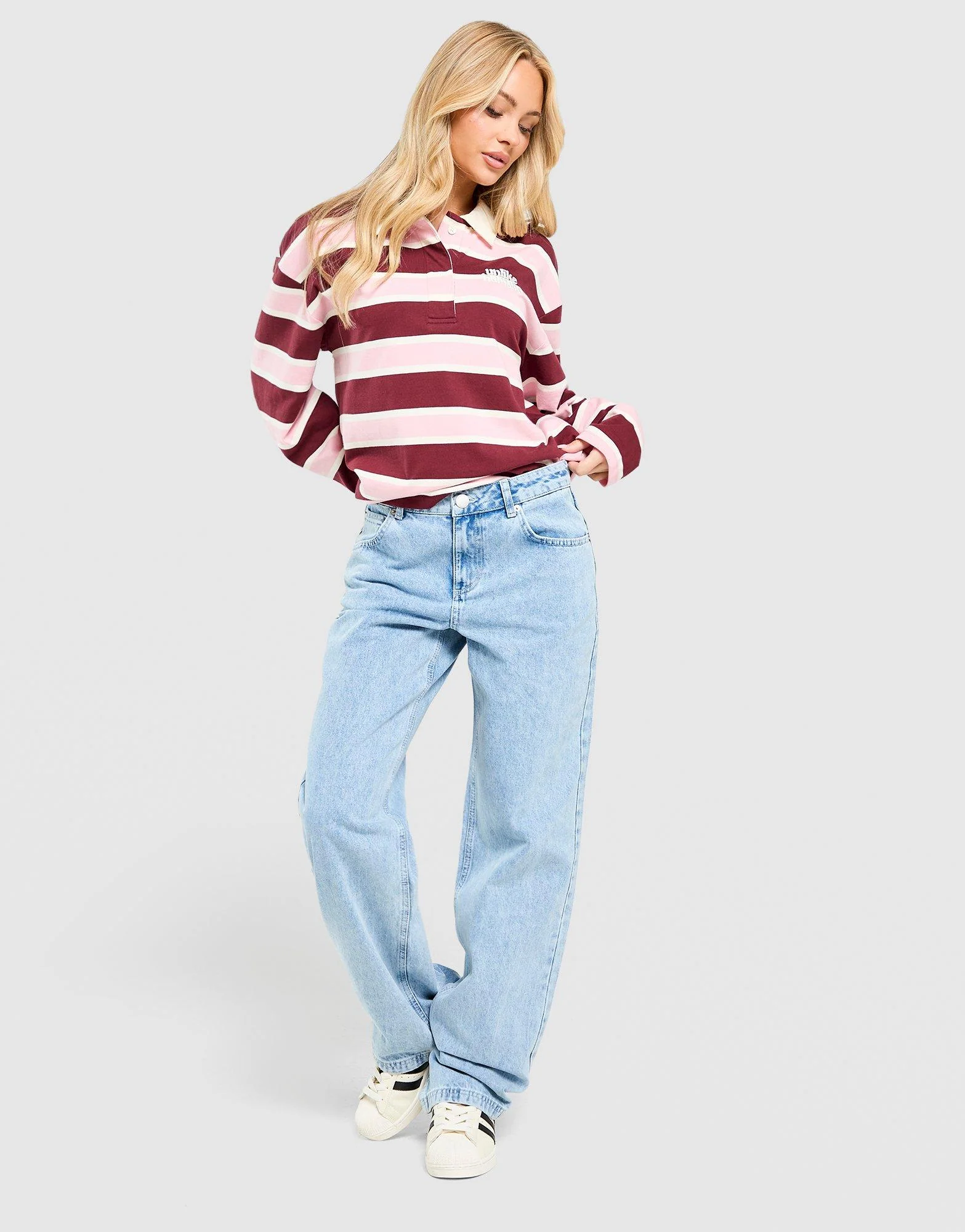 Mid-Rise Loose Jeans - Image 2