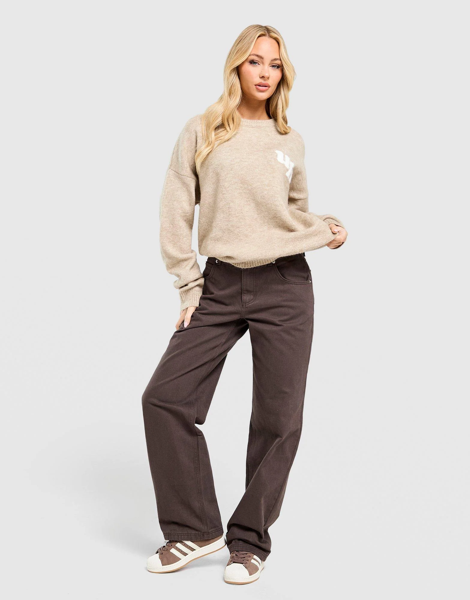 Mid-Rise Loose Jeans - Image 2