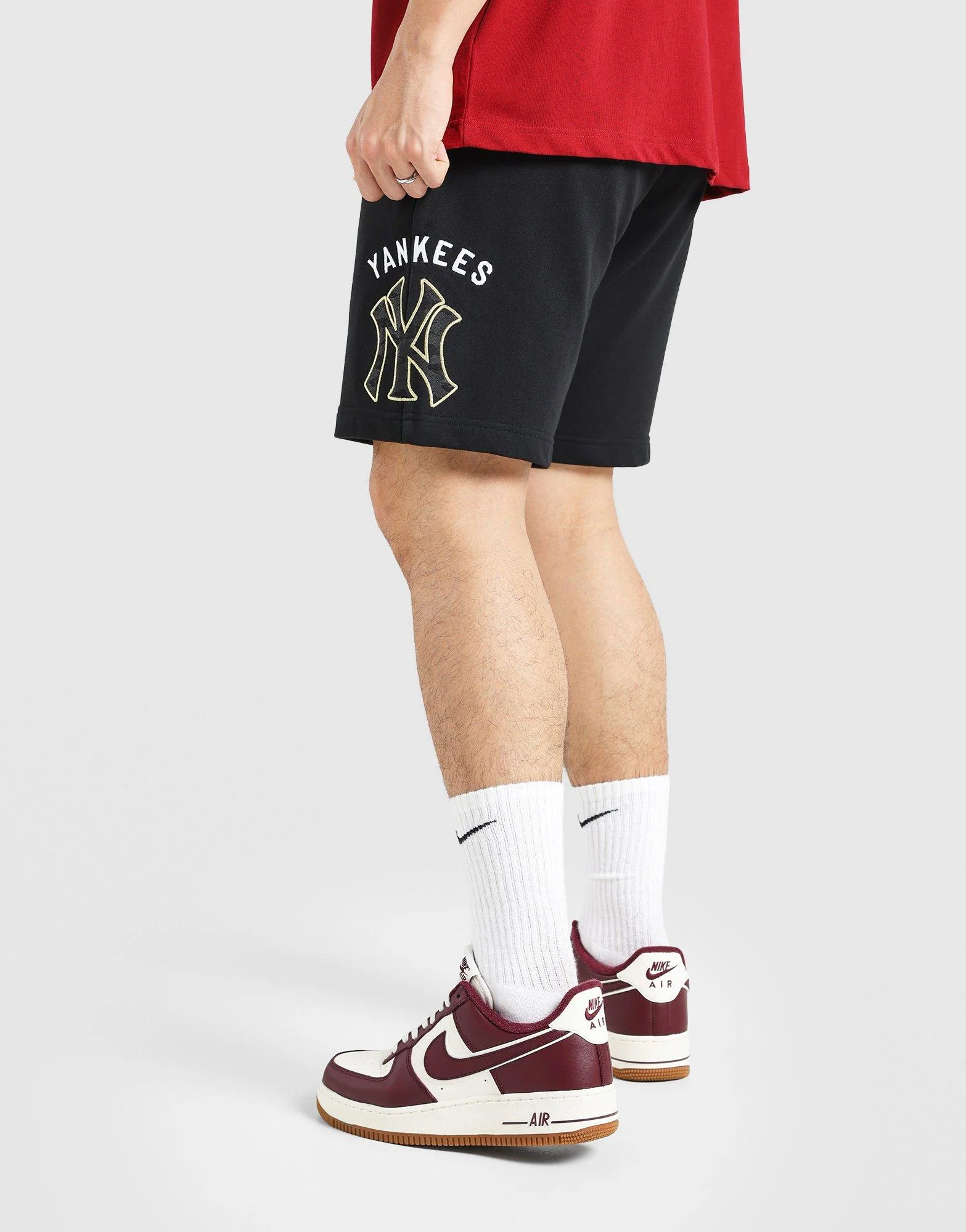 MLB LNY New York Yankees Knit Shorts - Image 4