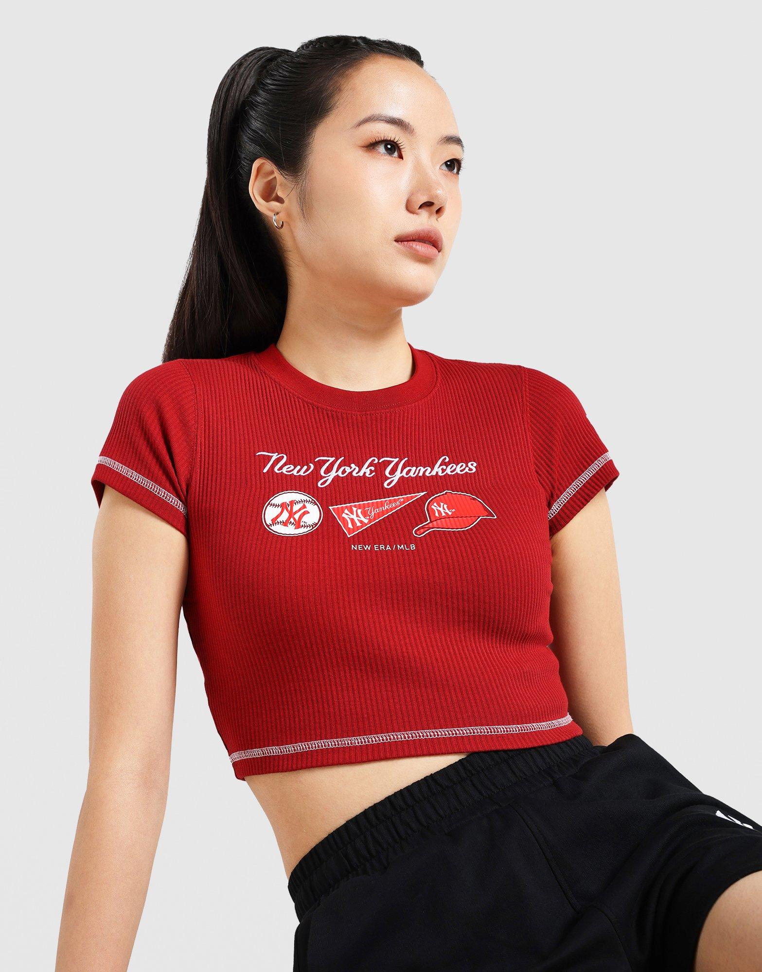 MLB LNY New York Yankees Ribbed T‑Shirt - Image 2