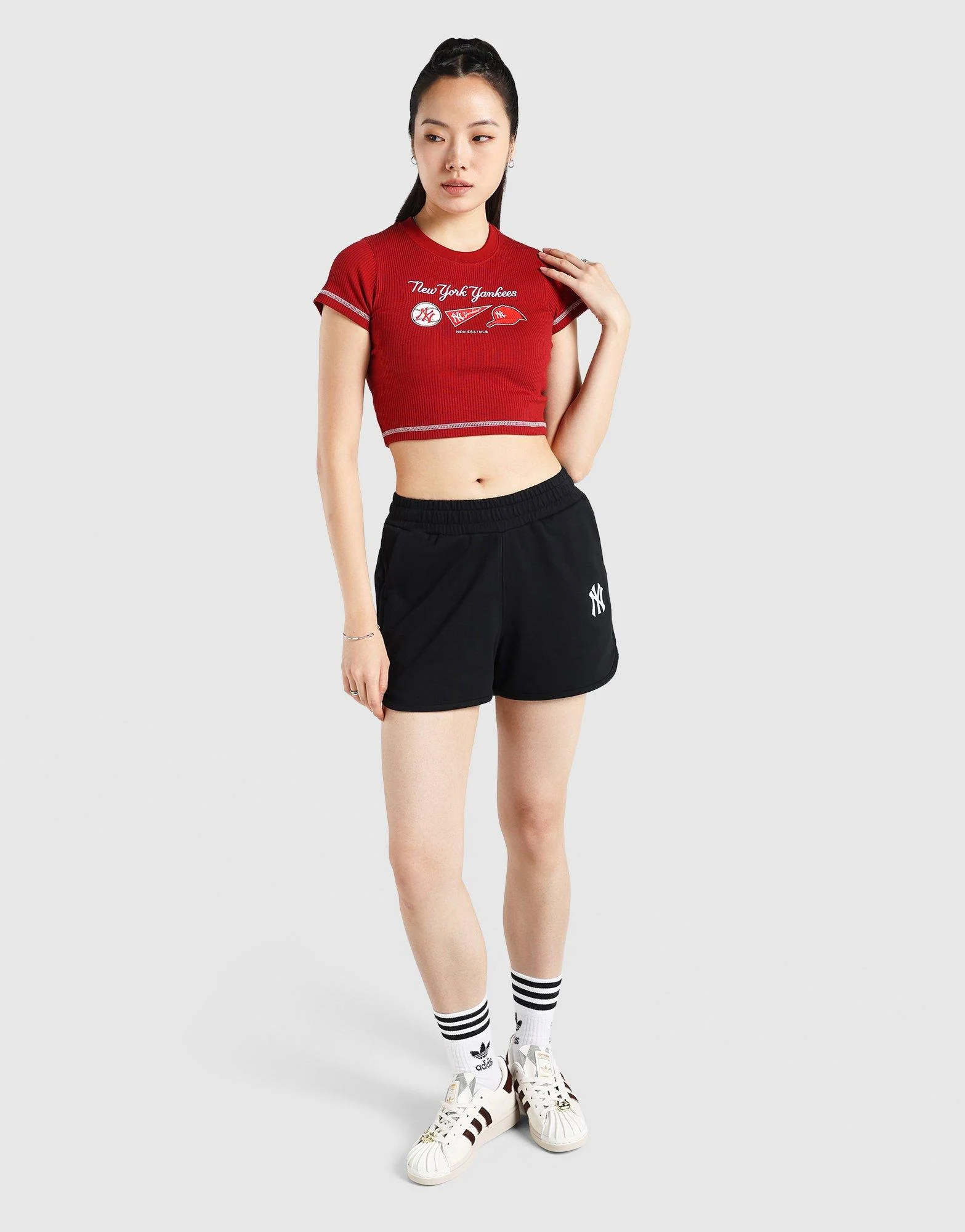 MLB LNY New York Yankees Ribbed T‑Shirt - Image 3