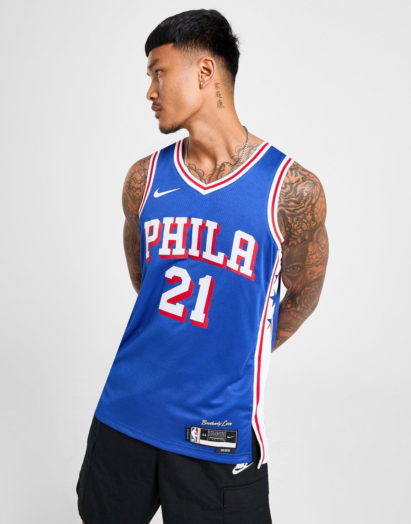 NBA Philadelphia 76ers Embiid #21 Icon Jersey - Image 2