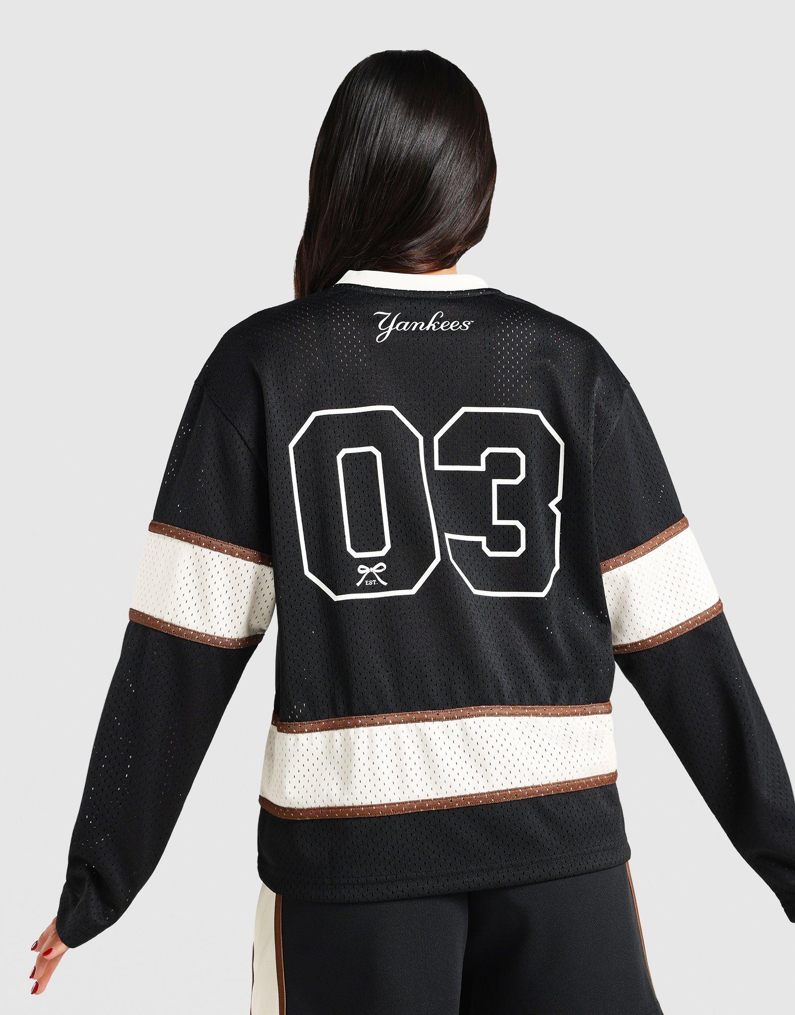 New York Panel Mesh Long Sleeve T-Shirt - Image 4