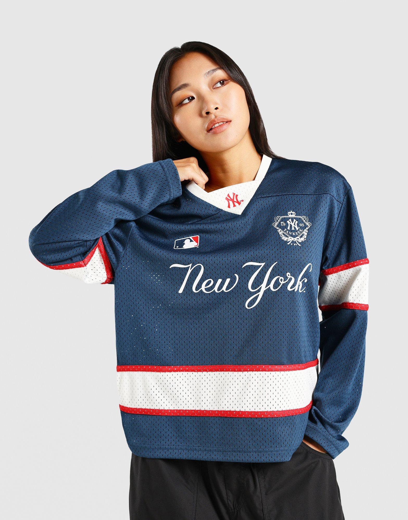 New York Panel Mesh Long Sleeve T-Shirt - Image 3
