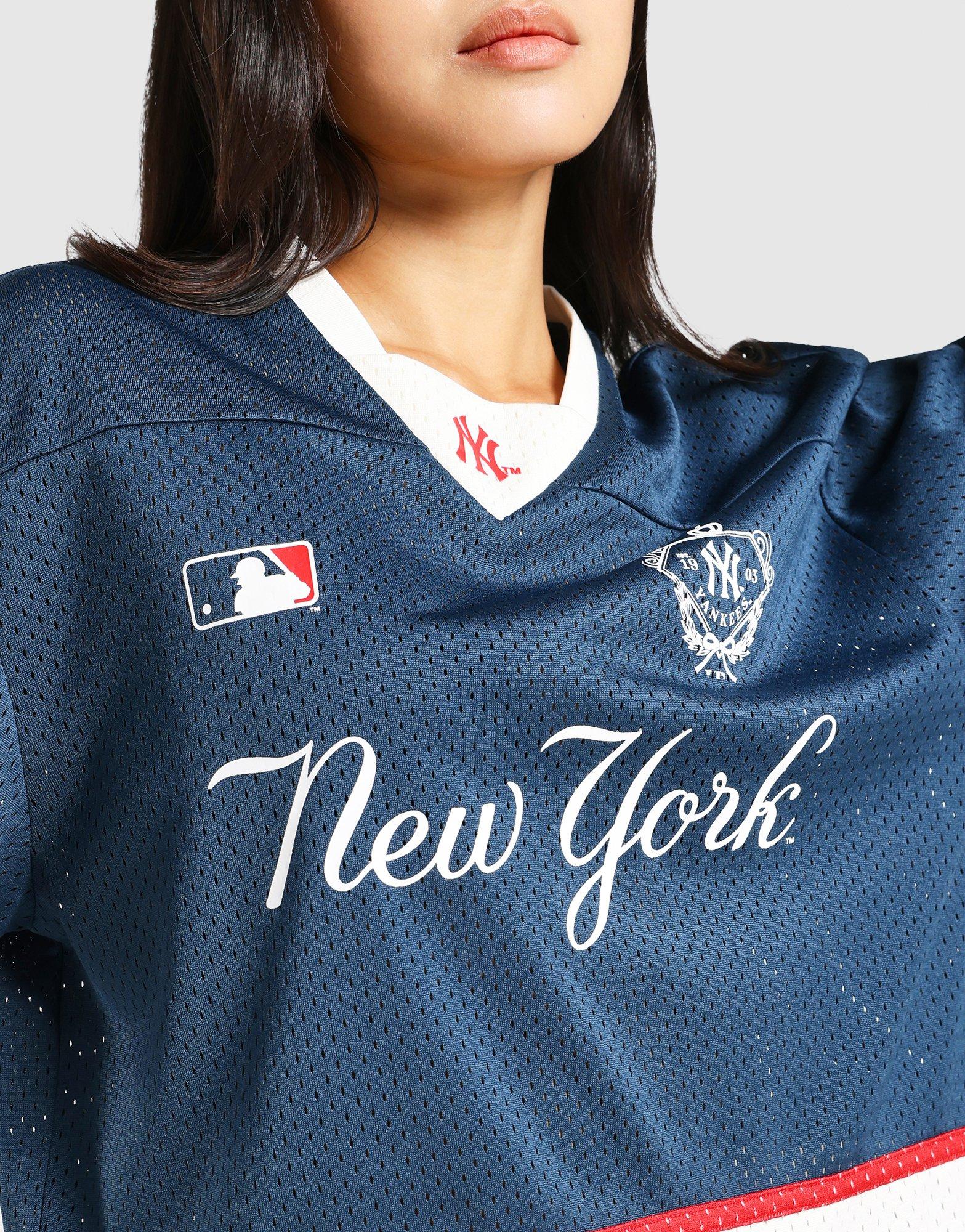 New York Panel Mesh Long Sleeve T-Shirt - Image 4