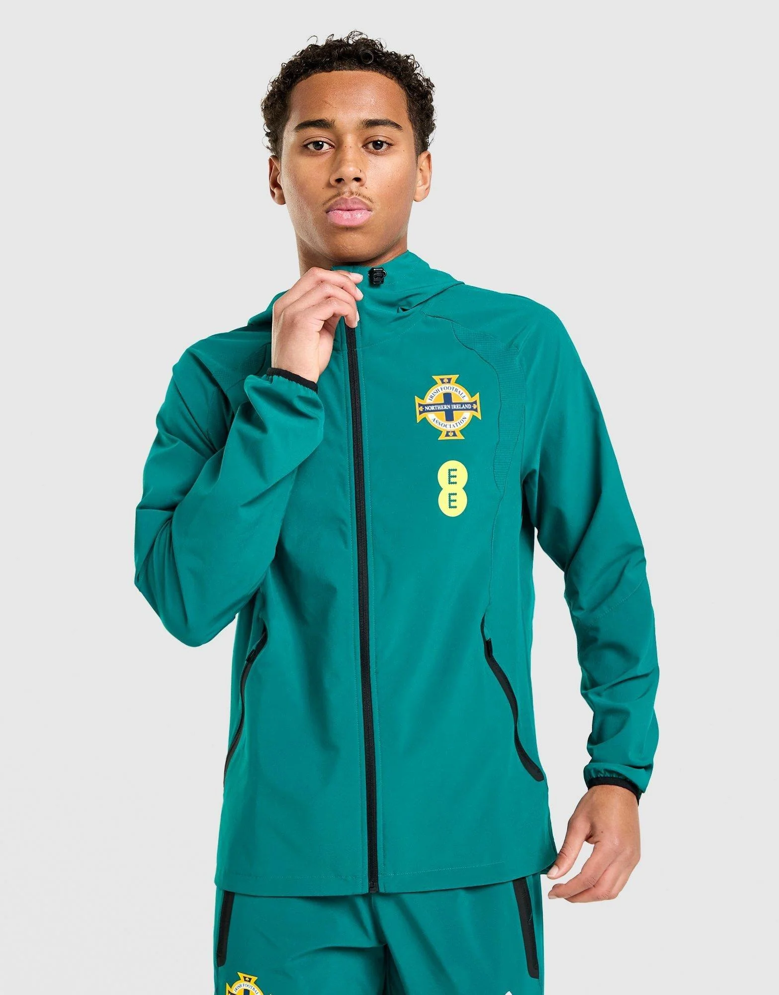 Northern Ireland Tiro Travel Full Zip Windbreaker - Image 3
