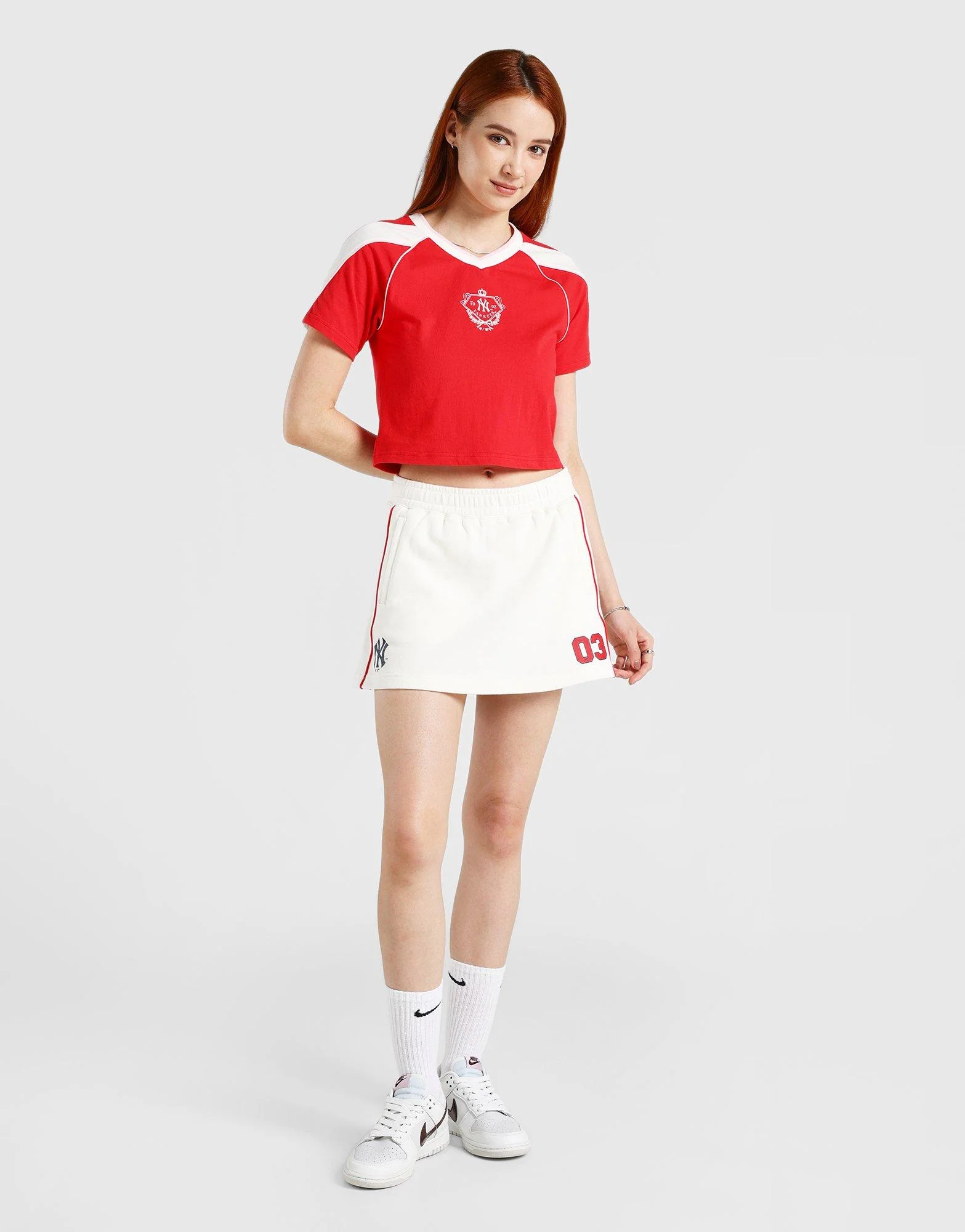 Panel Pipe Mini Skirt