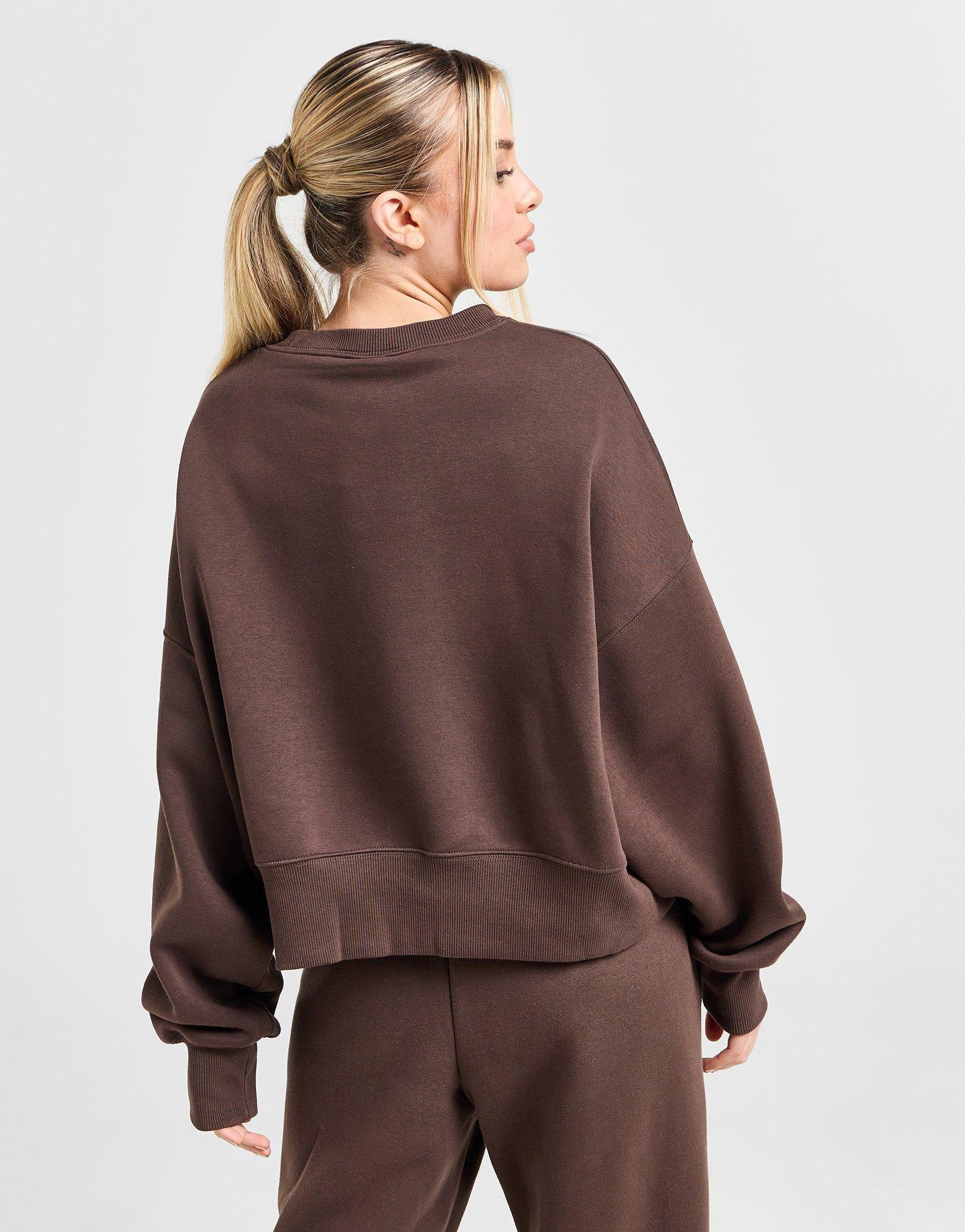 Phoenix Oversized Crop Crew Sweatshirt - Image 4