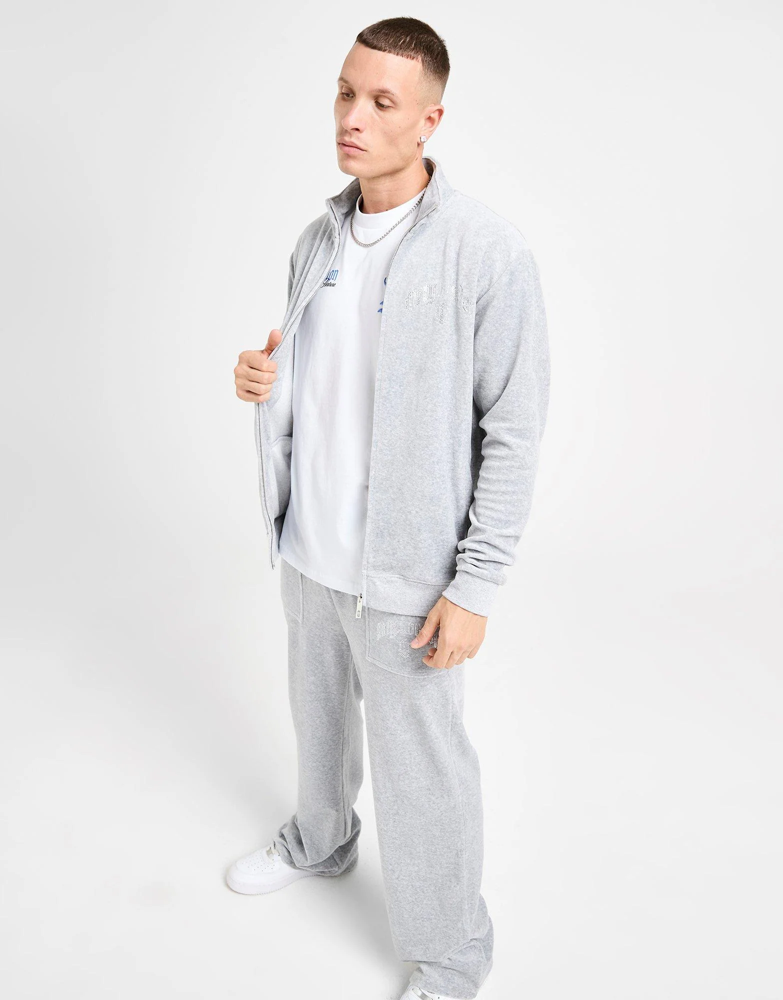 Reed Velour Full Zip Track Top