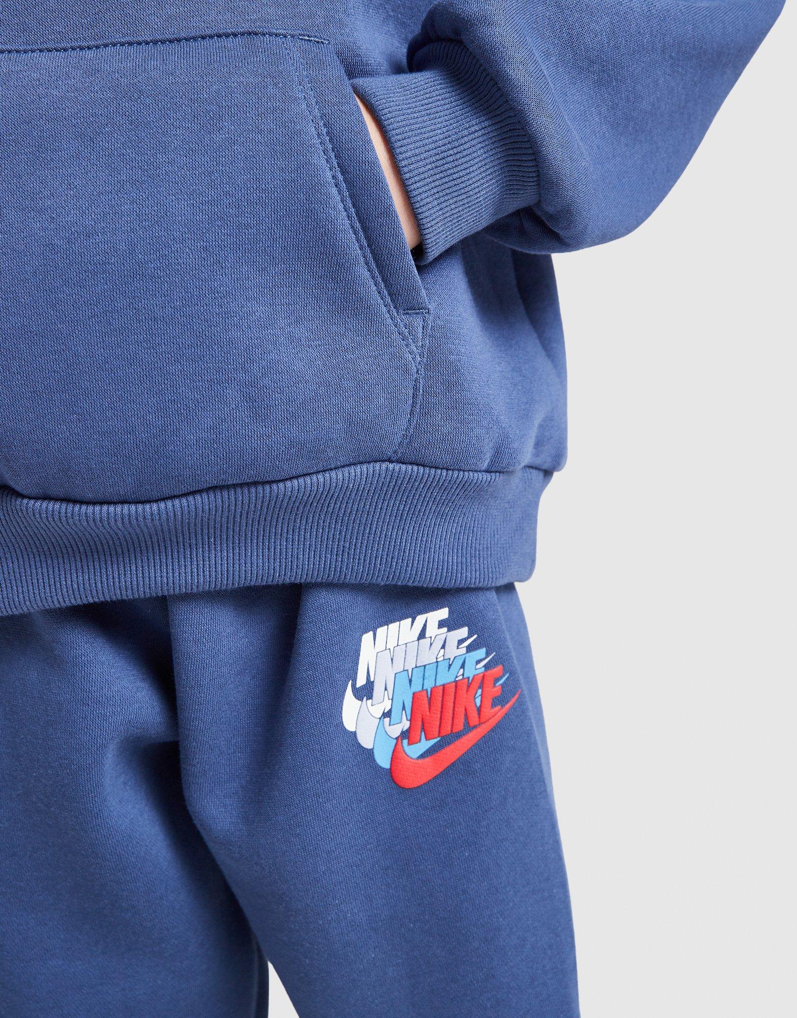 Repeat Swoosh Overhead Hoodie Tracksuit Children - Image 4