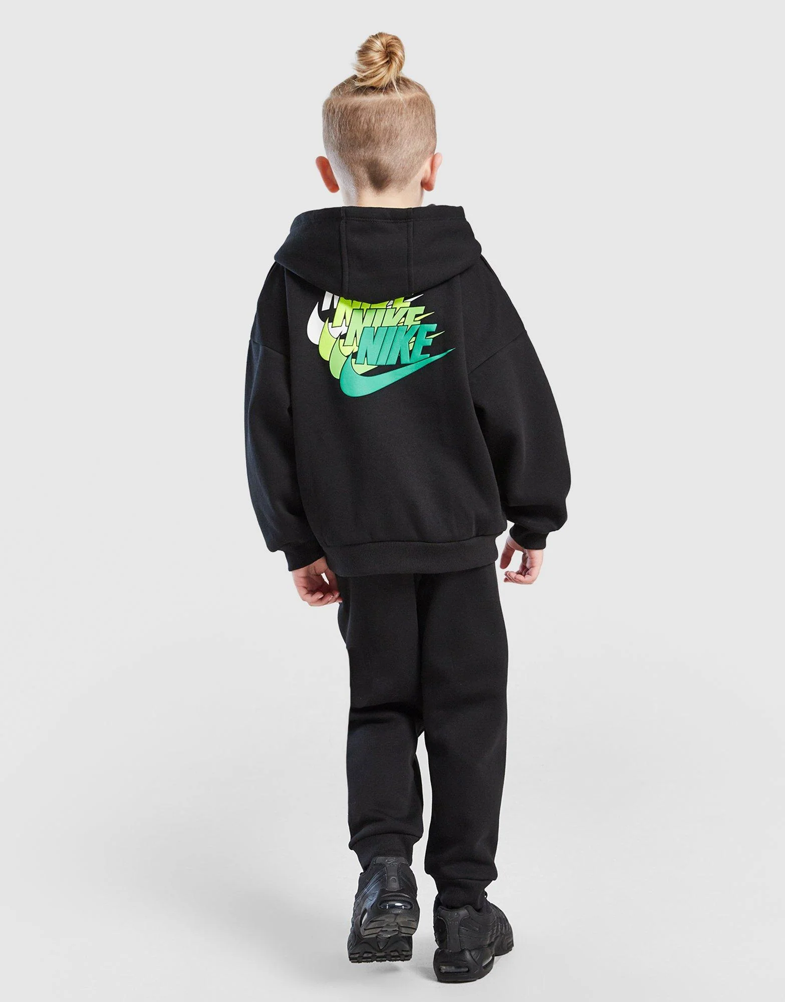 Repeat Swoosh Overhead Hoodie Tracksuit Children - Image 5