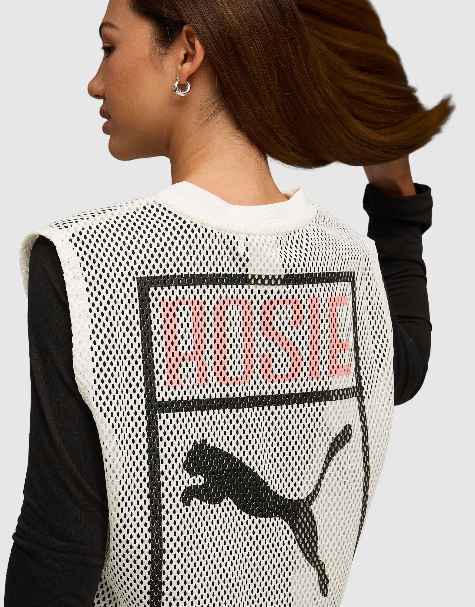 x ROSÉ Relaxed Mesh Top - Image 4