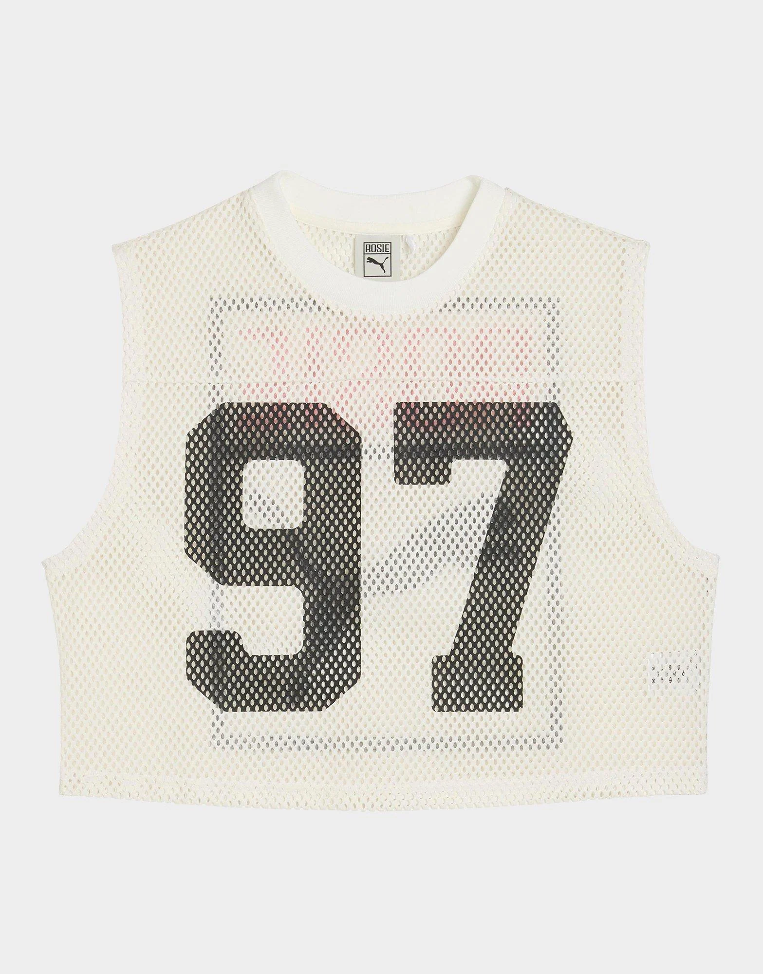 x ROSÉ Relaxed Mesh Top - Image 6