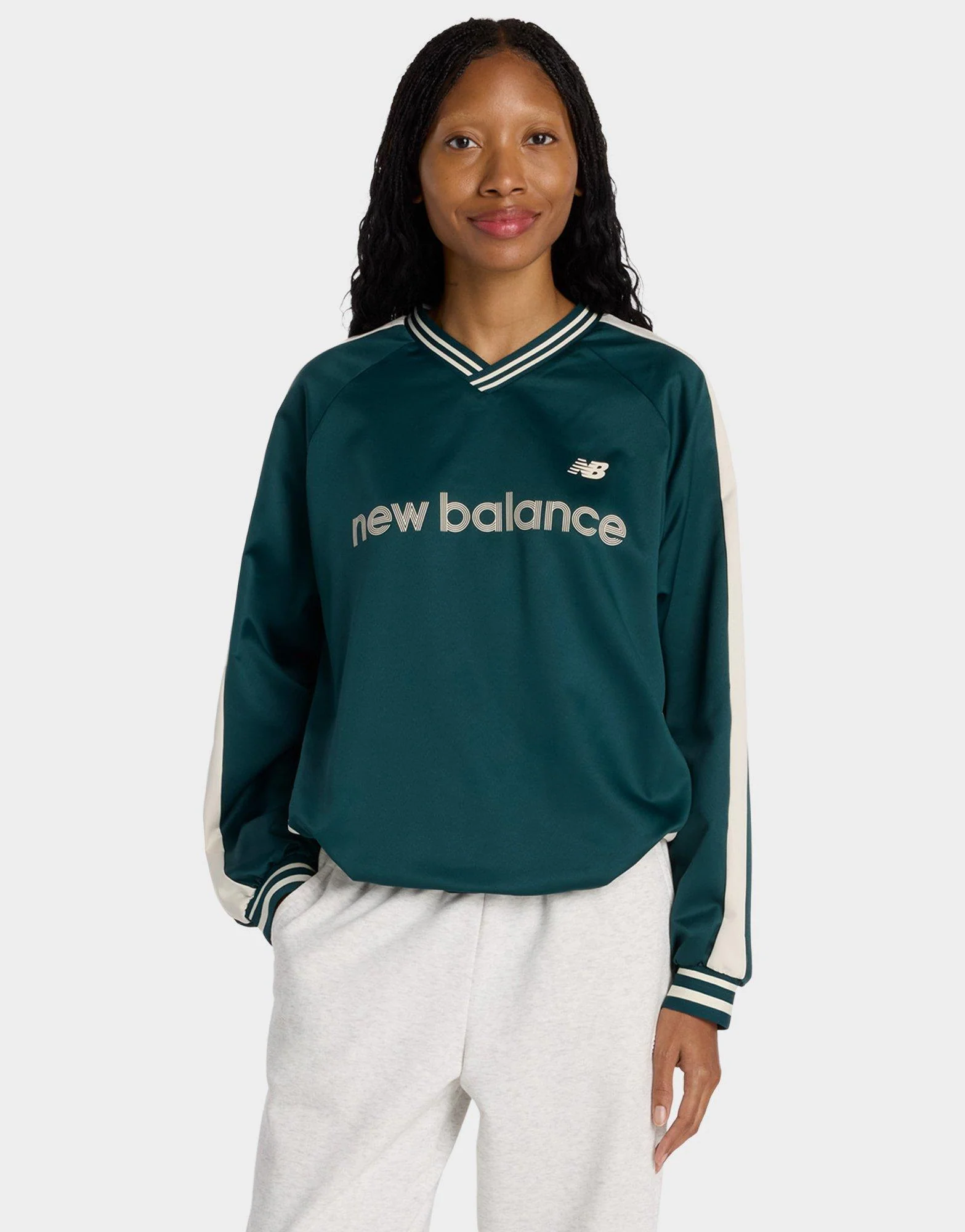 Satin Woven Pullover