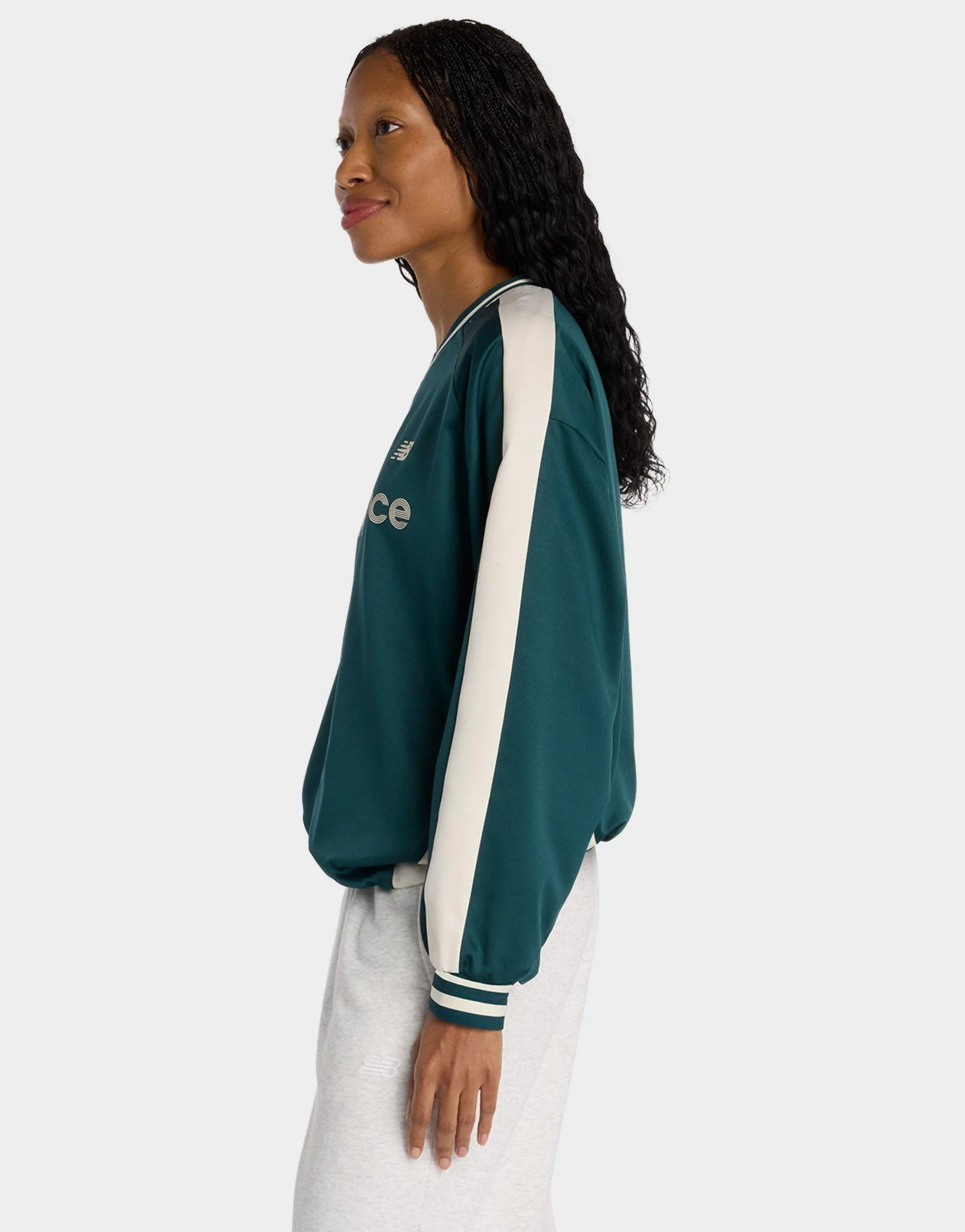 Satin Woven Pullover - Image 2
