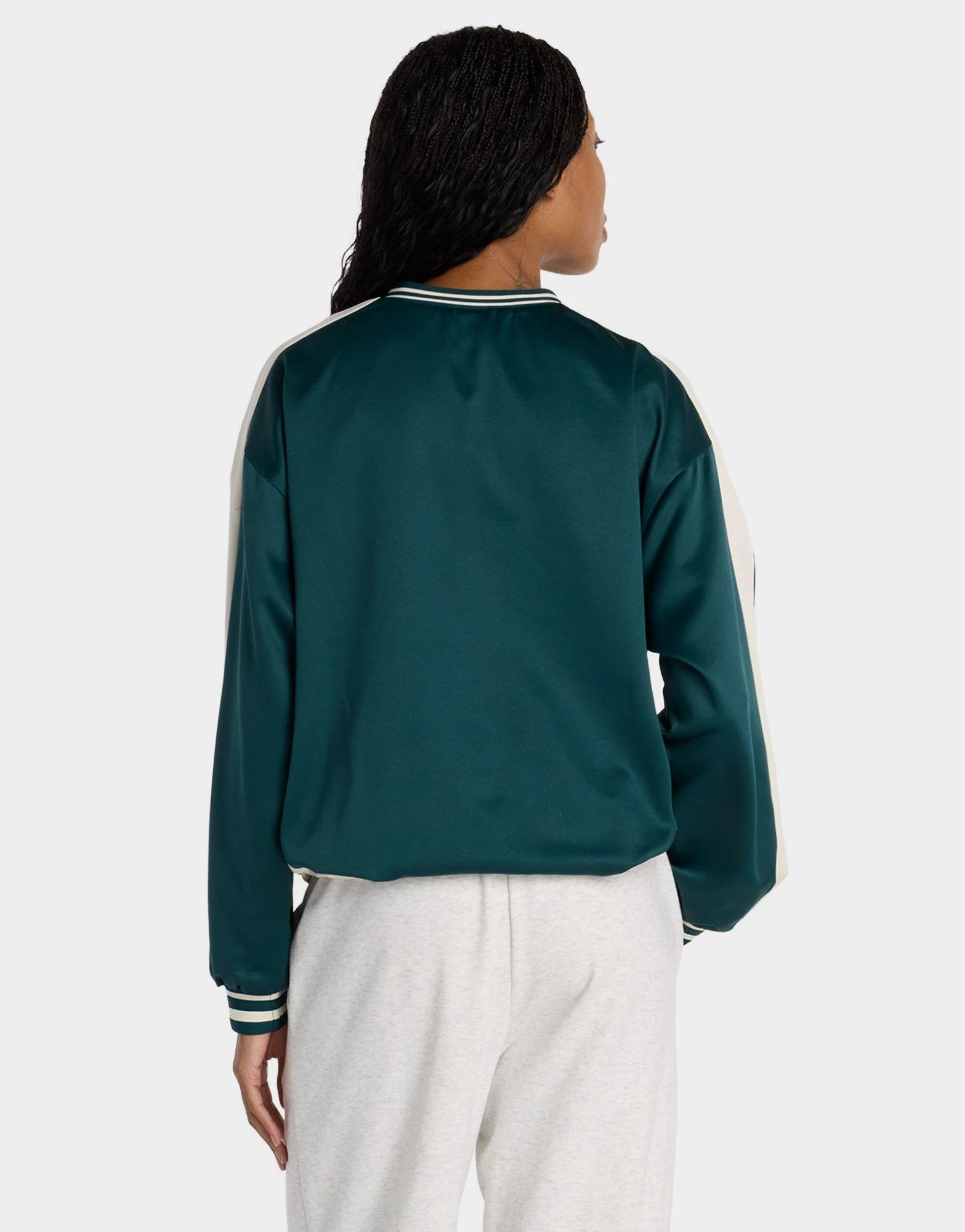Satin Woven Pullover - Image 3