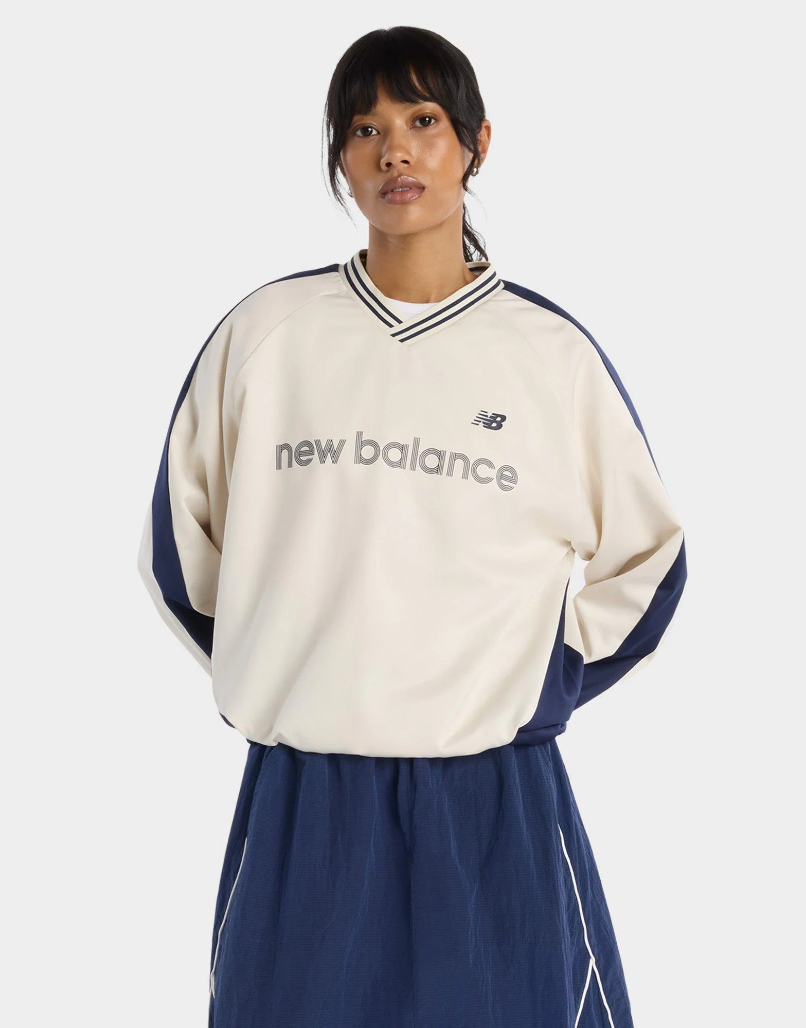 Satin Woven Pullover