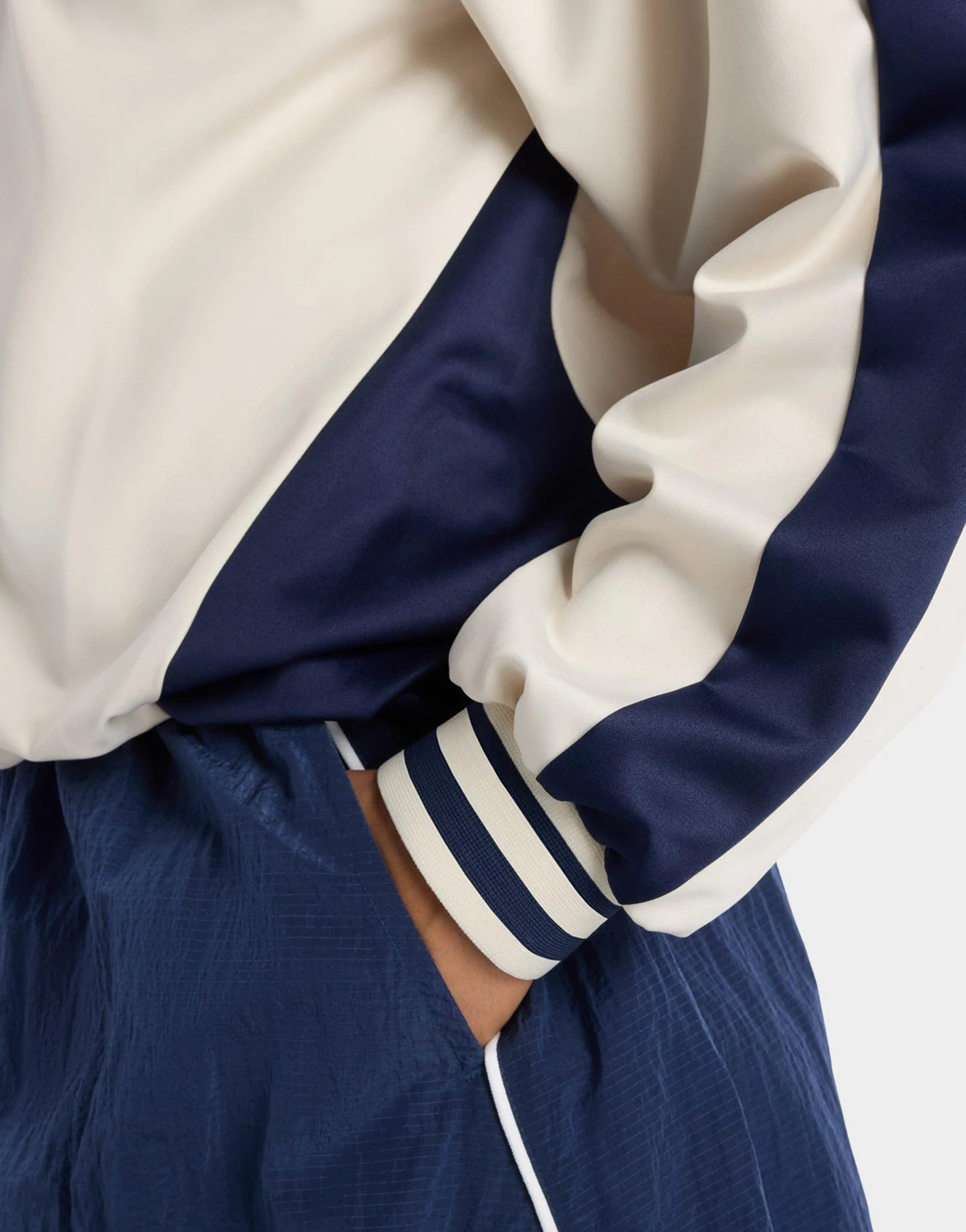 Satin Woven Pullover - Image 6
